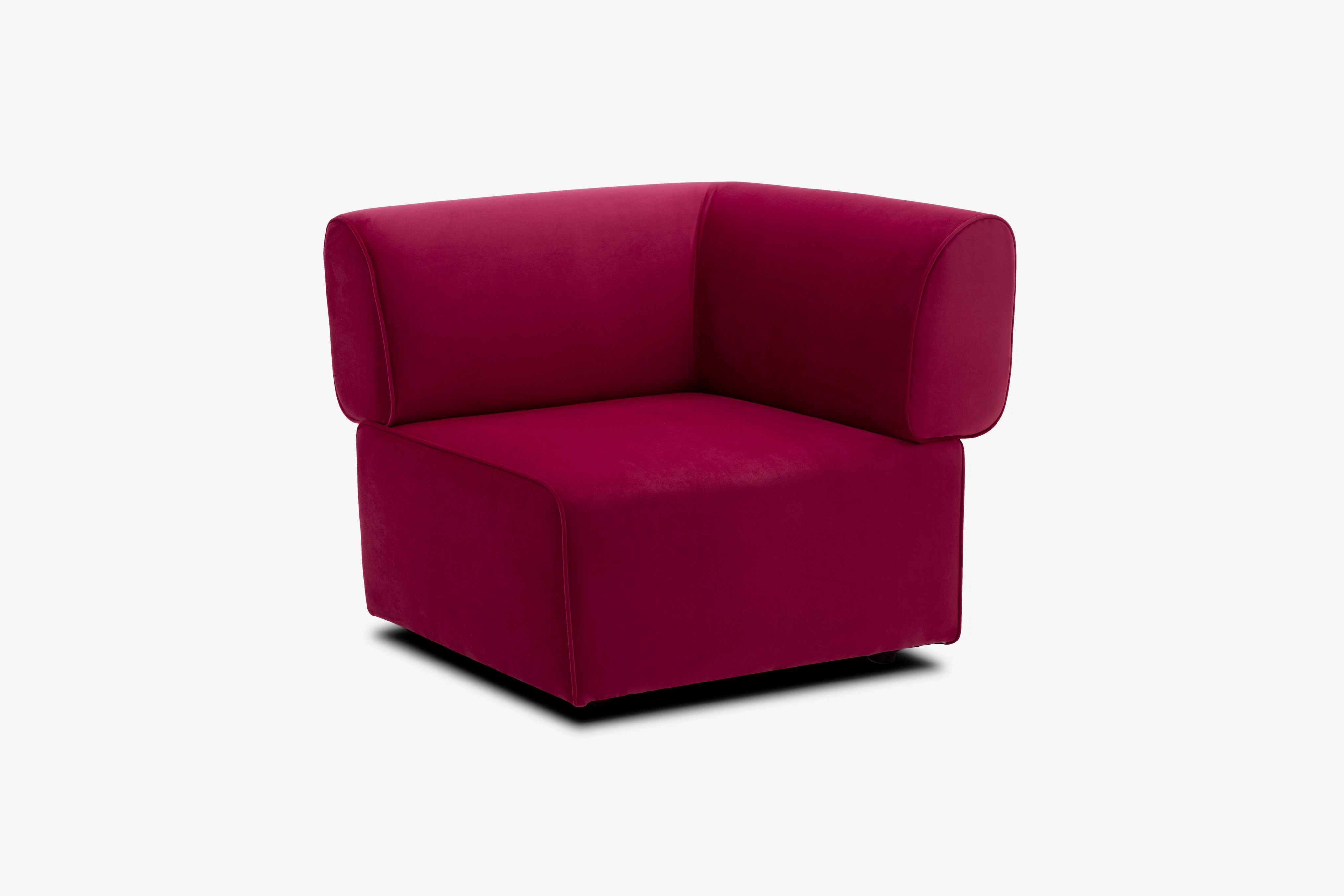 Diane Single Arm Chair Royale Berry