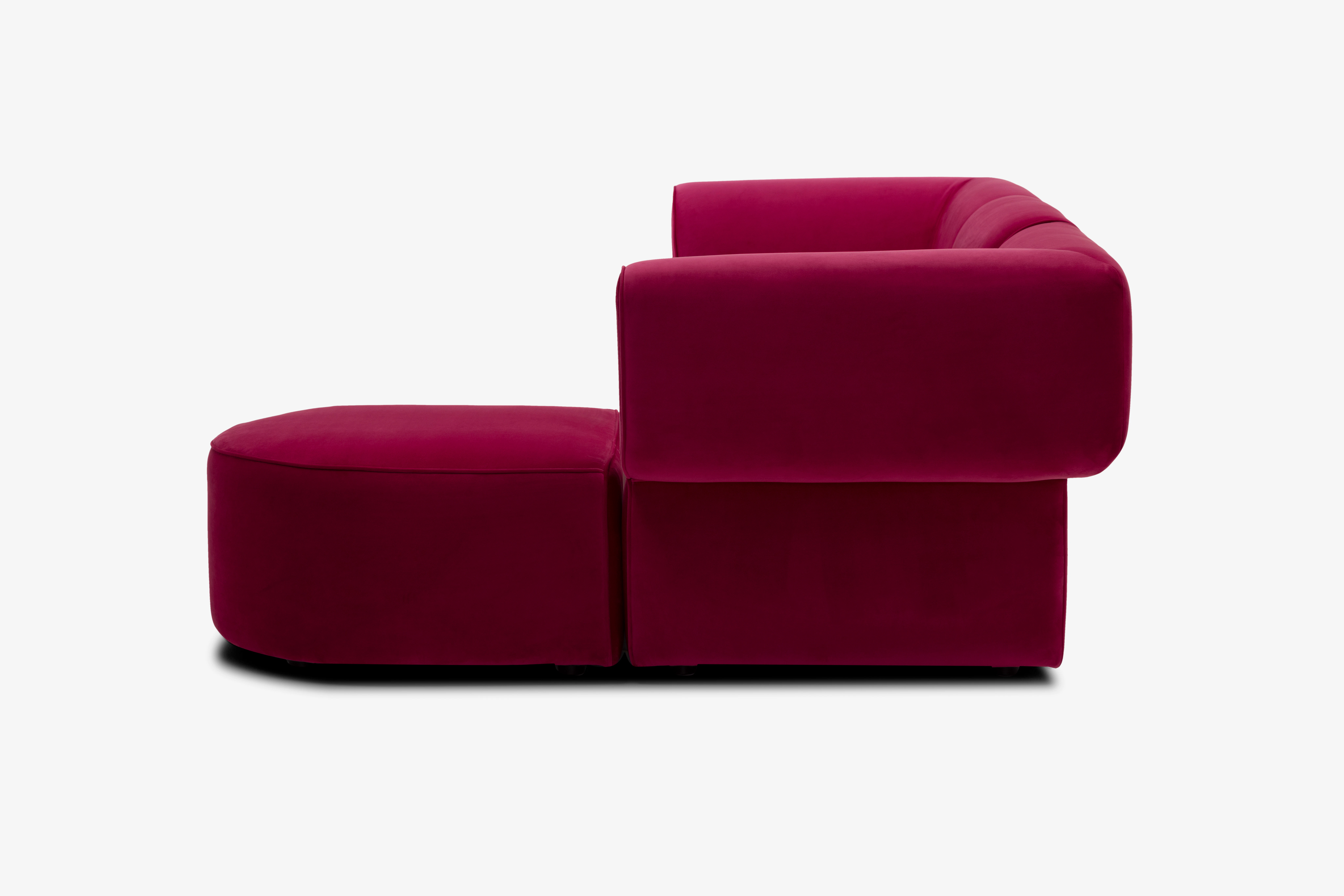 Diane Modular Sectional Royale Berry