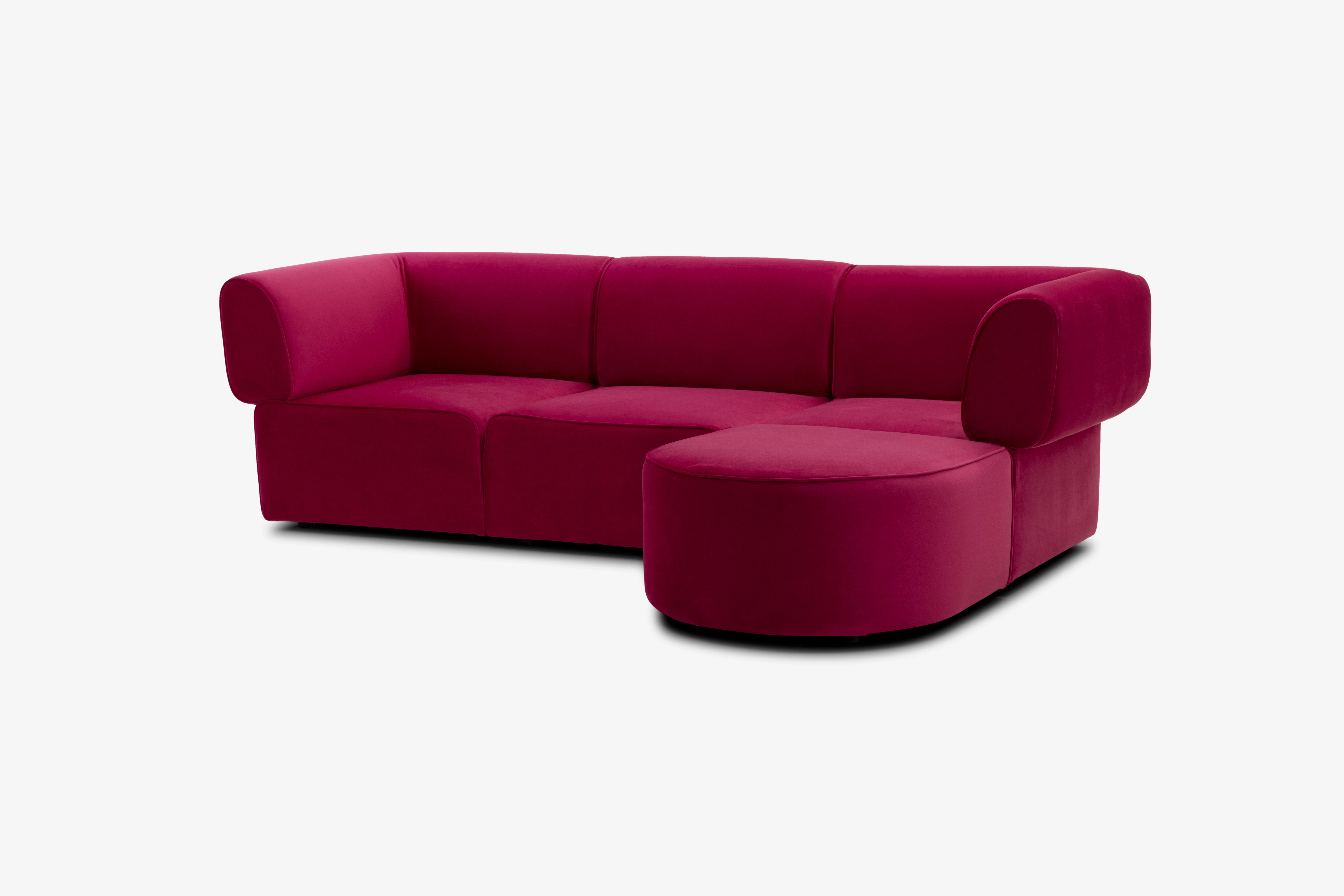 Diane Modular Sectional Royale Berry