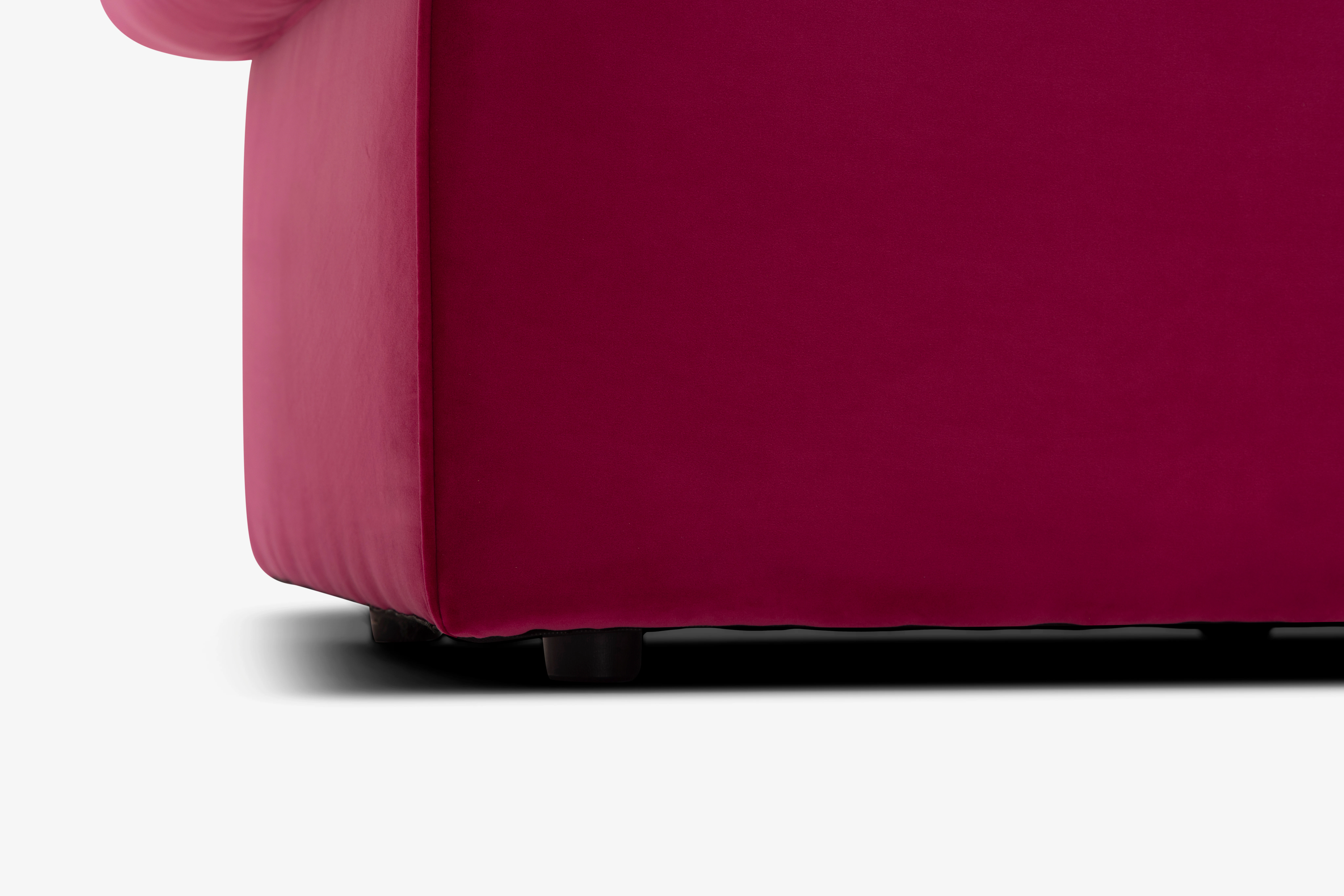 Diane Modular Chaise Sectional Royale Berry