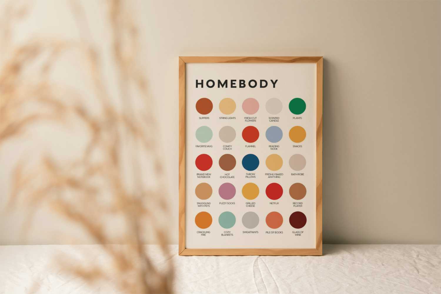 Homebody Art Print