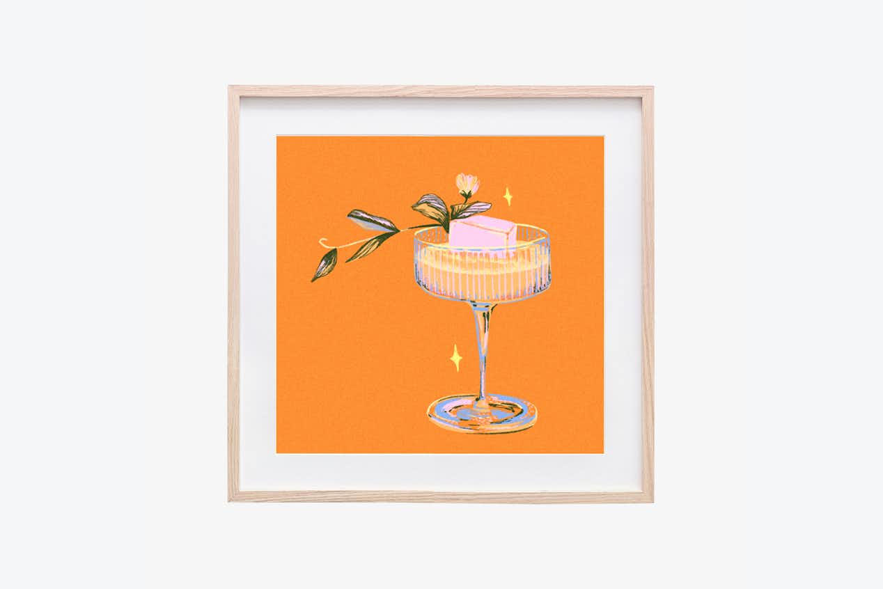 Fleur Cocktail Art Print