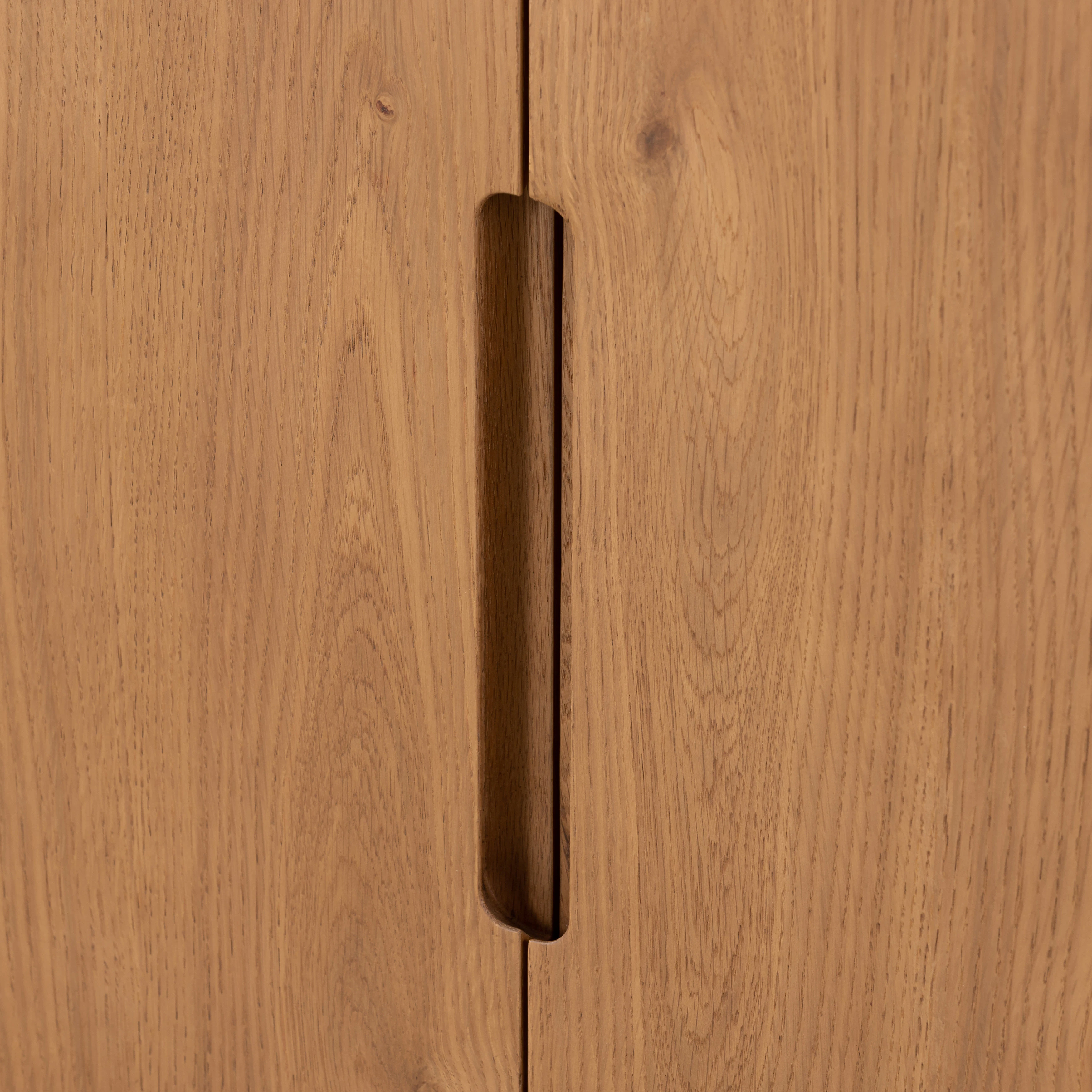 Dora Console Cabinet Dusted Oak
