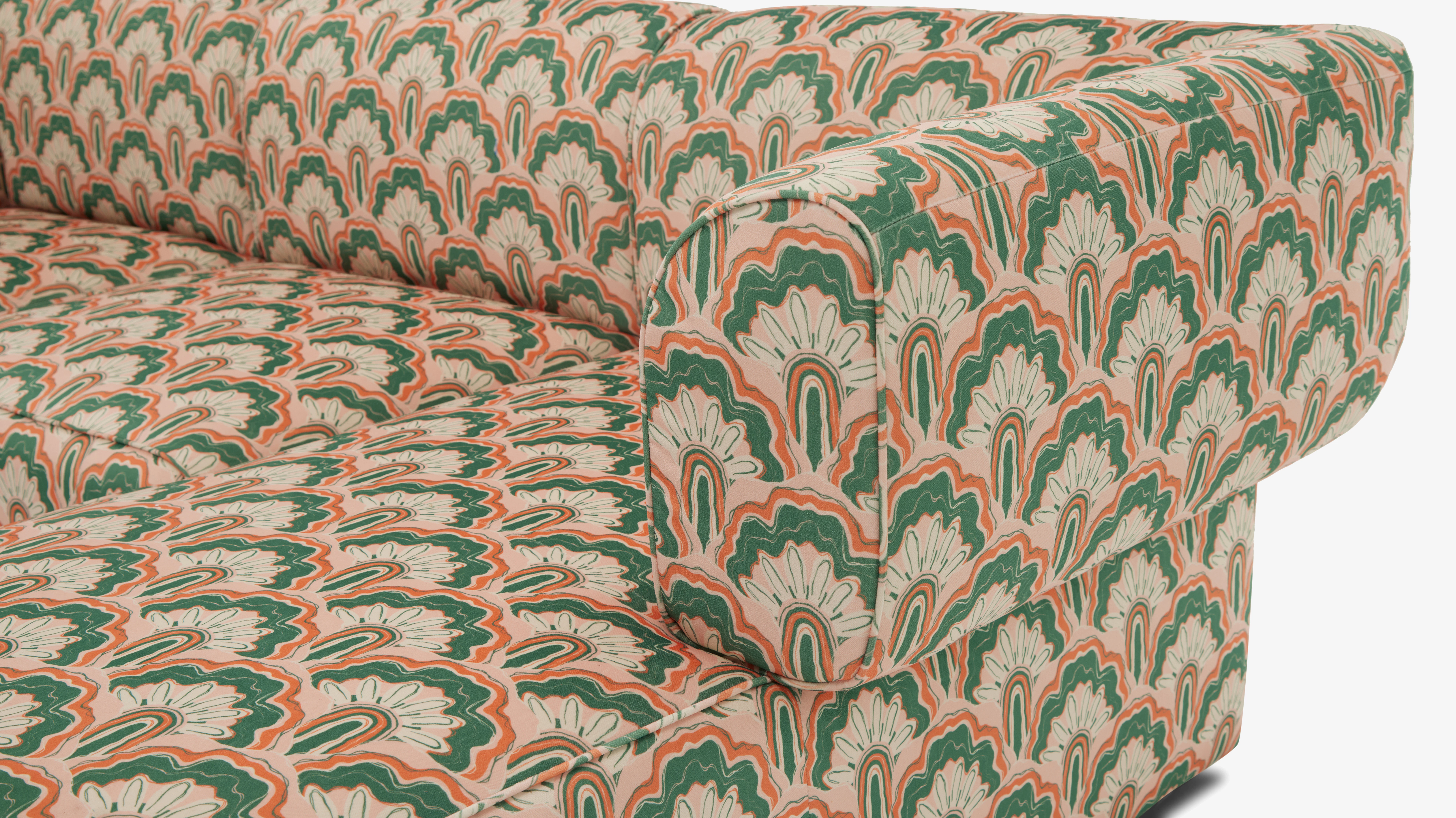 Deco Peacock Diane Modular Chaise Sectional Limited Edition
