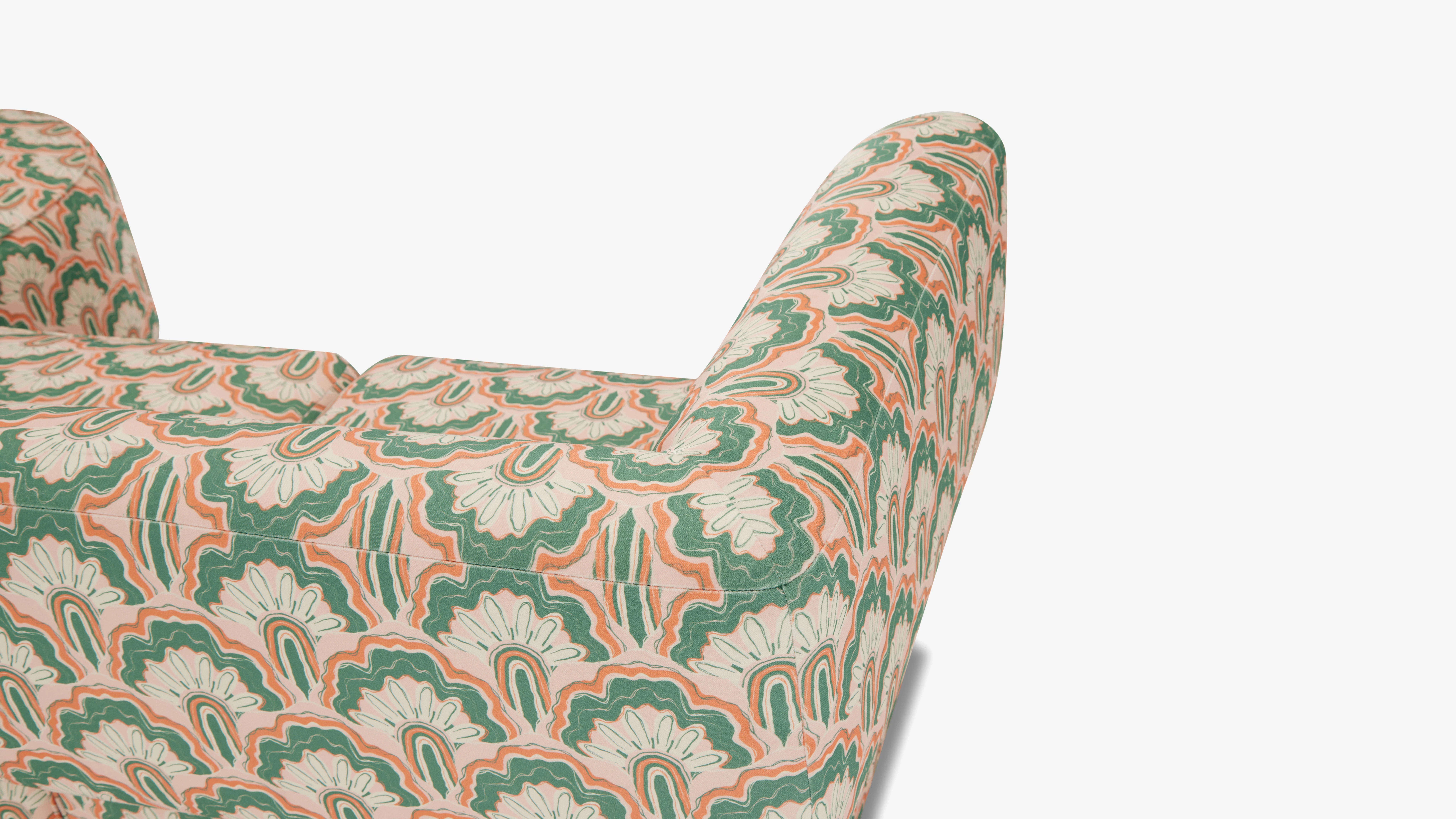 Deco Peacock Diane Modular Chaise Sectional Limited Edition