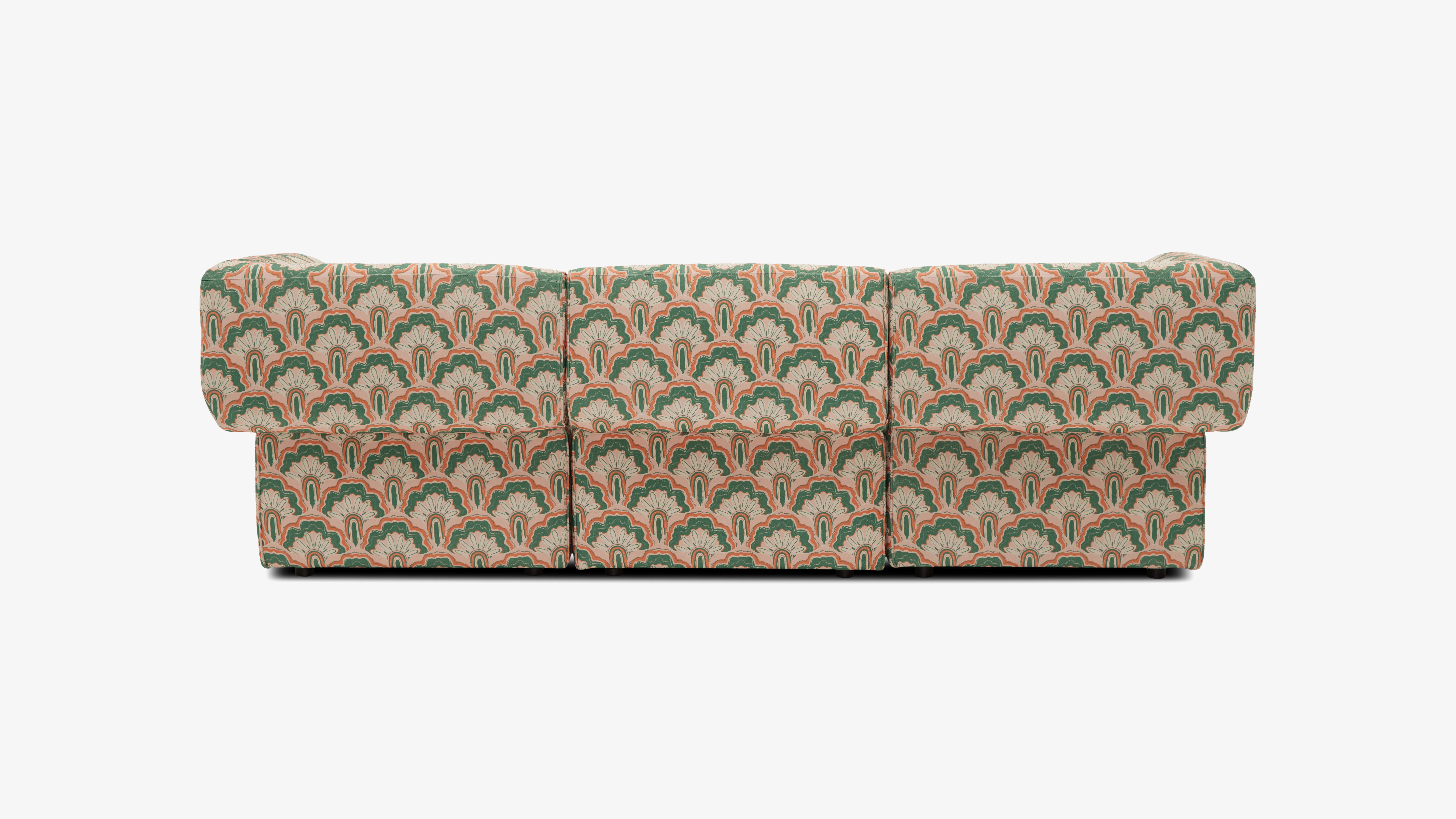 Deco Peacock Diane Modular Chaise Sectional Limited Edition