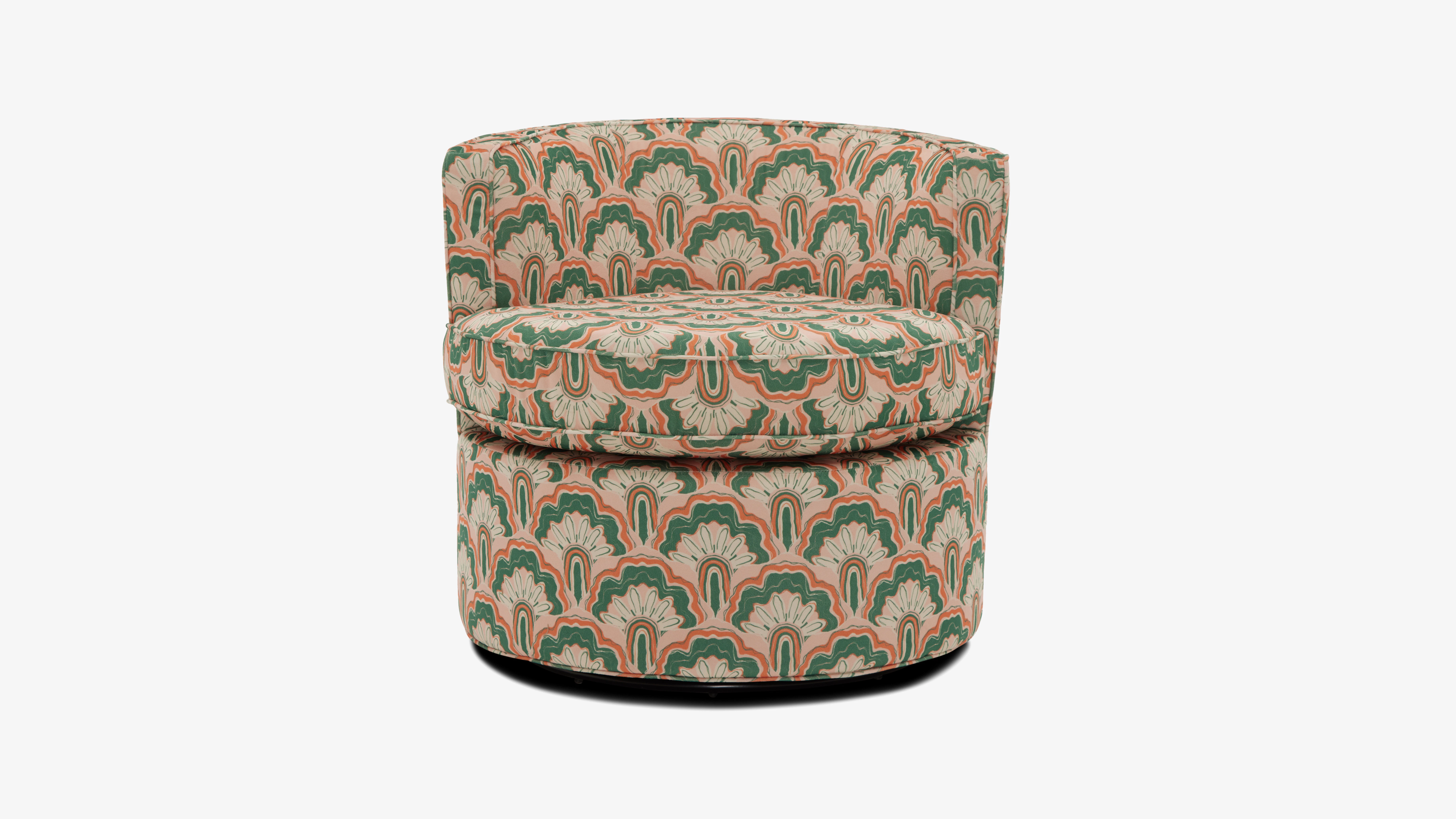 Deco Peacock Carly Swivel Chair Limited Edition
