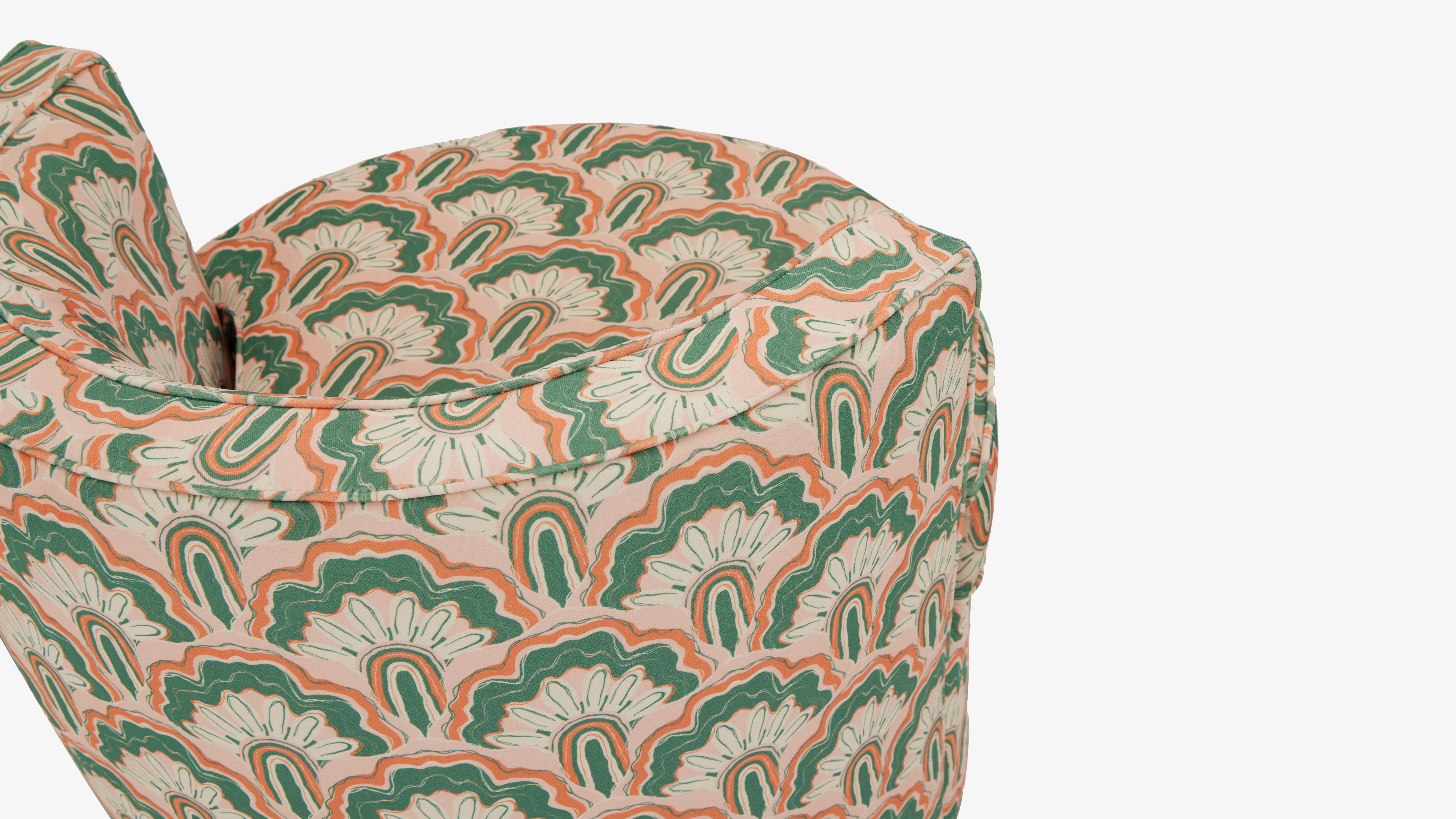 Deco Peacock Carly Swivel Chair Limited Edition