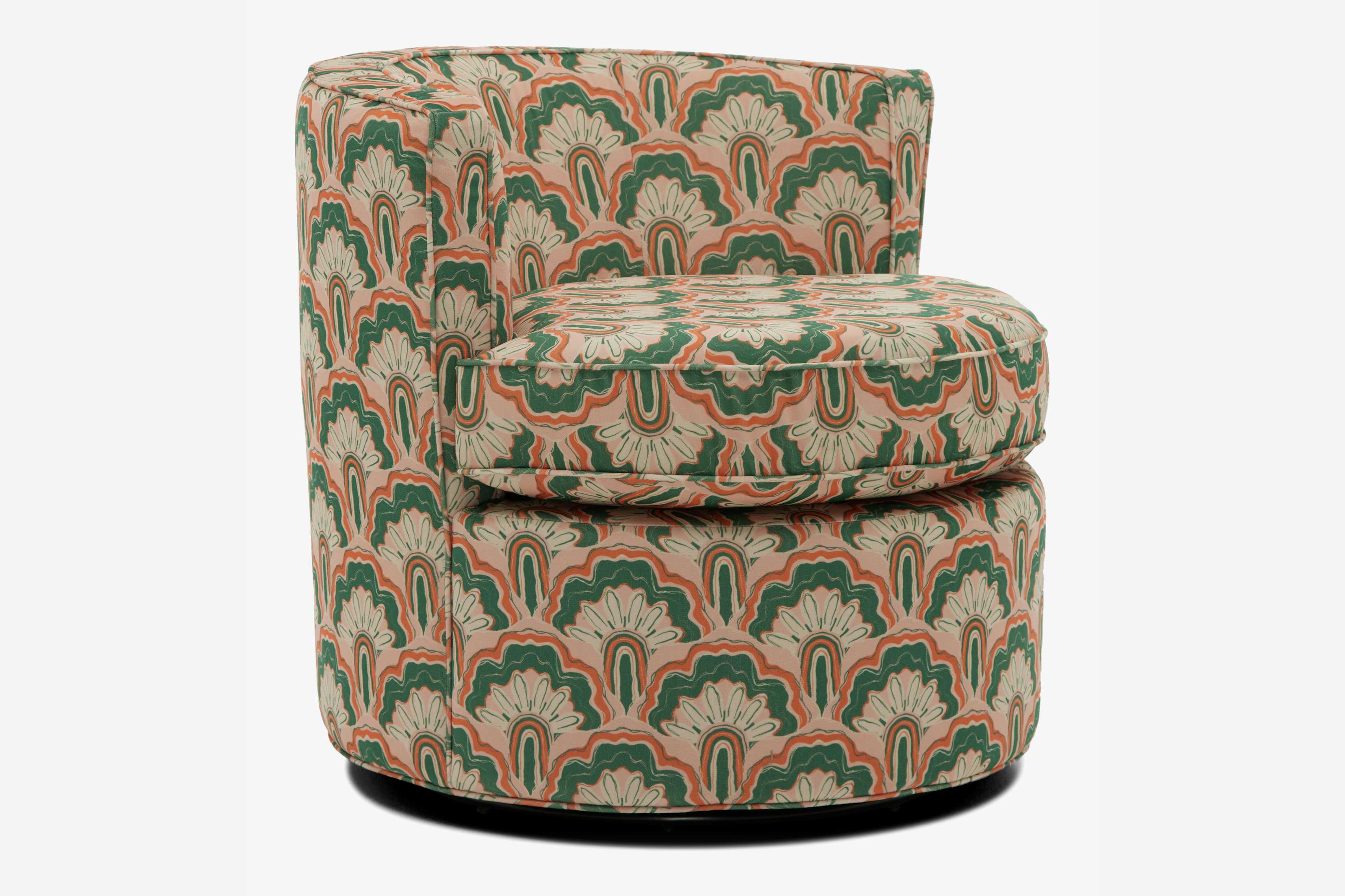 Deco Peacock Carly Swivel Chair Limited Edition