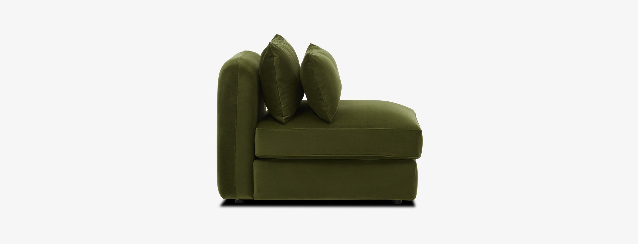 Sebastian Armless Chair Royale Forest