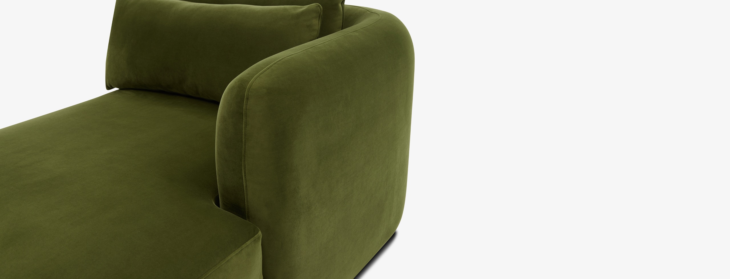 Sebastian Single Arm Chaise Royale Forest