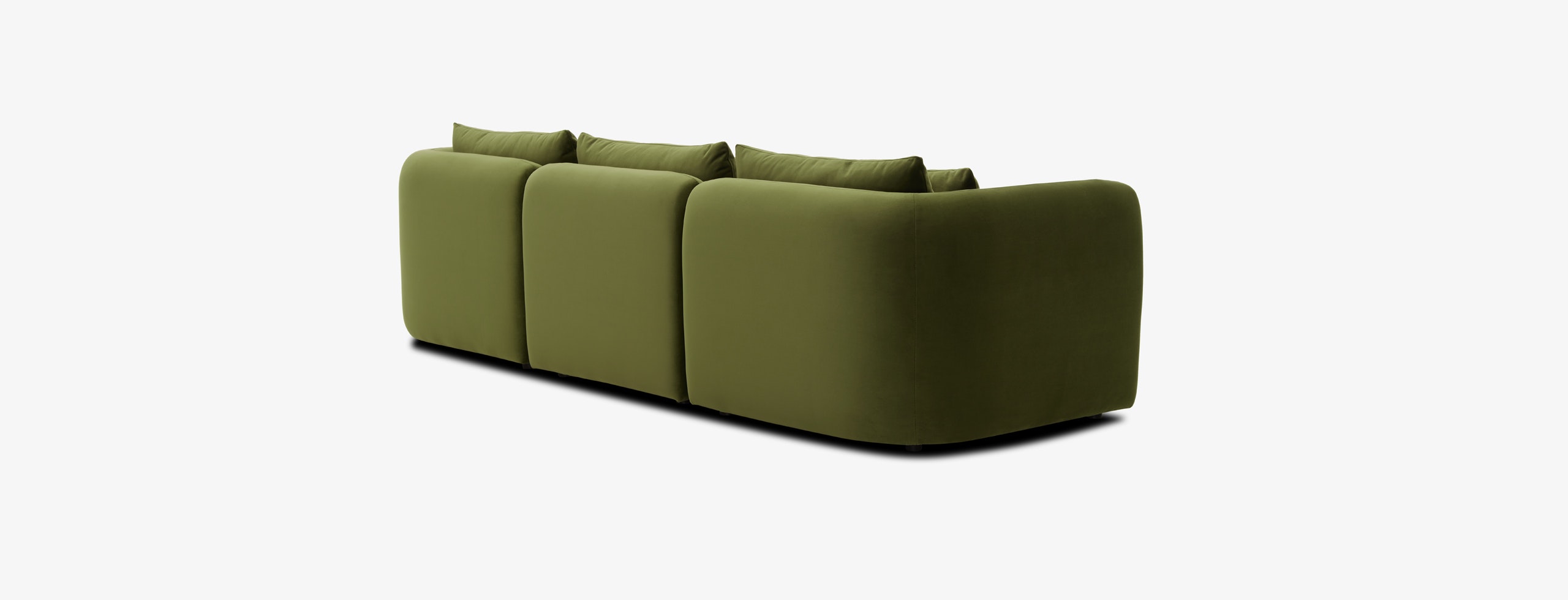 Sebastian Modular Chaise Sectional Royale Forest