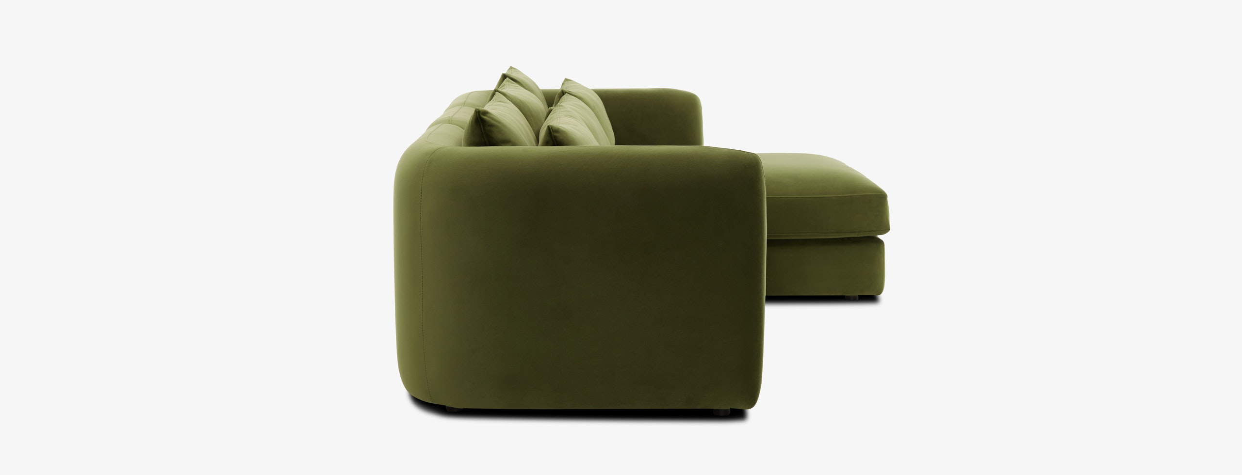 Sebastian Modular Chaise Sectional Royale Forest