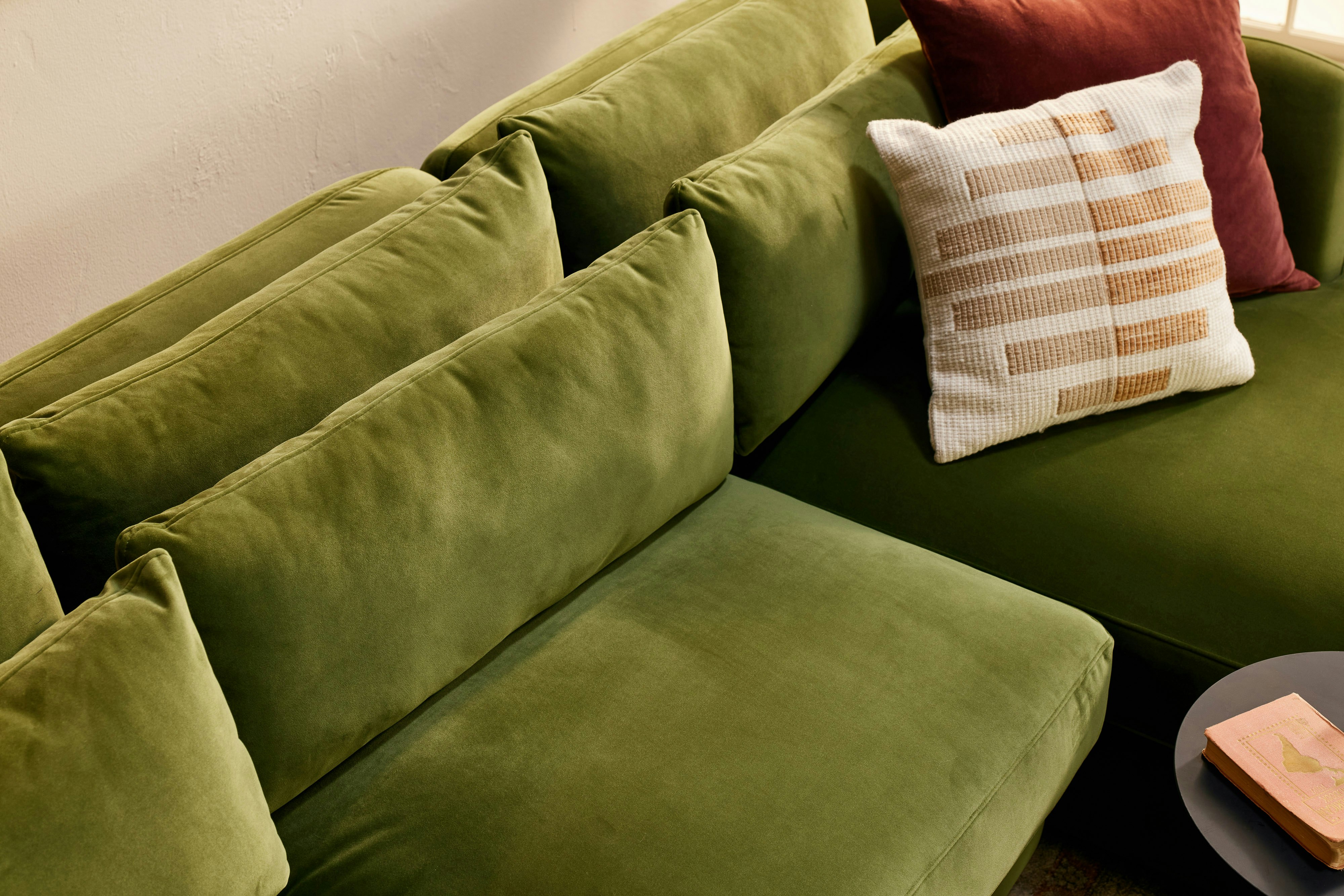 Sebastian Modular Chaise Sectional Royale Forest