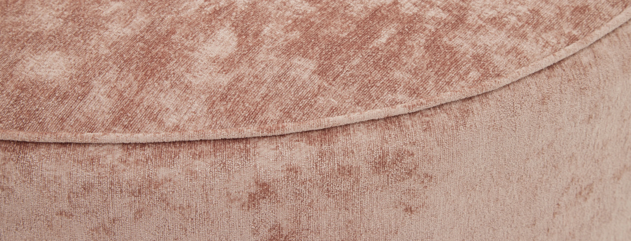 Dreamhouse Diane Curved Ottoman Dreamhouse Rose Quartz