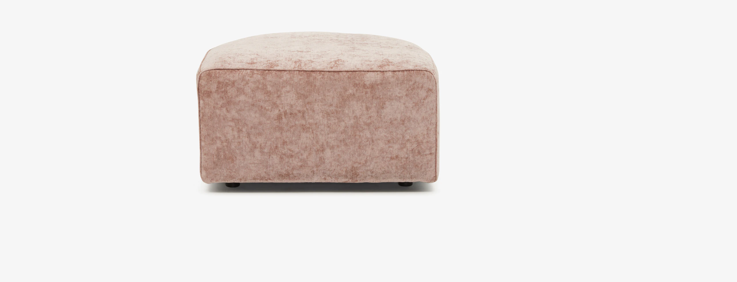 Dreamhouse Diane Curved Ottoman Dreamhouse Rose Quartz