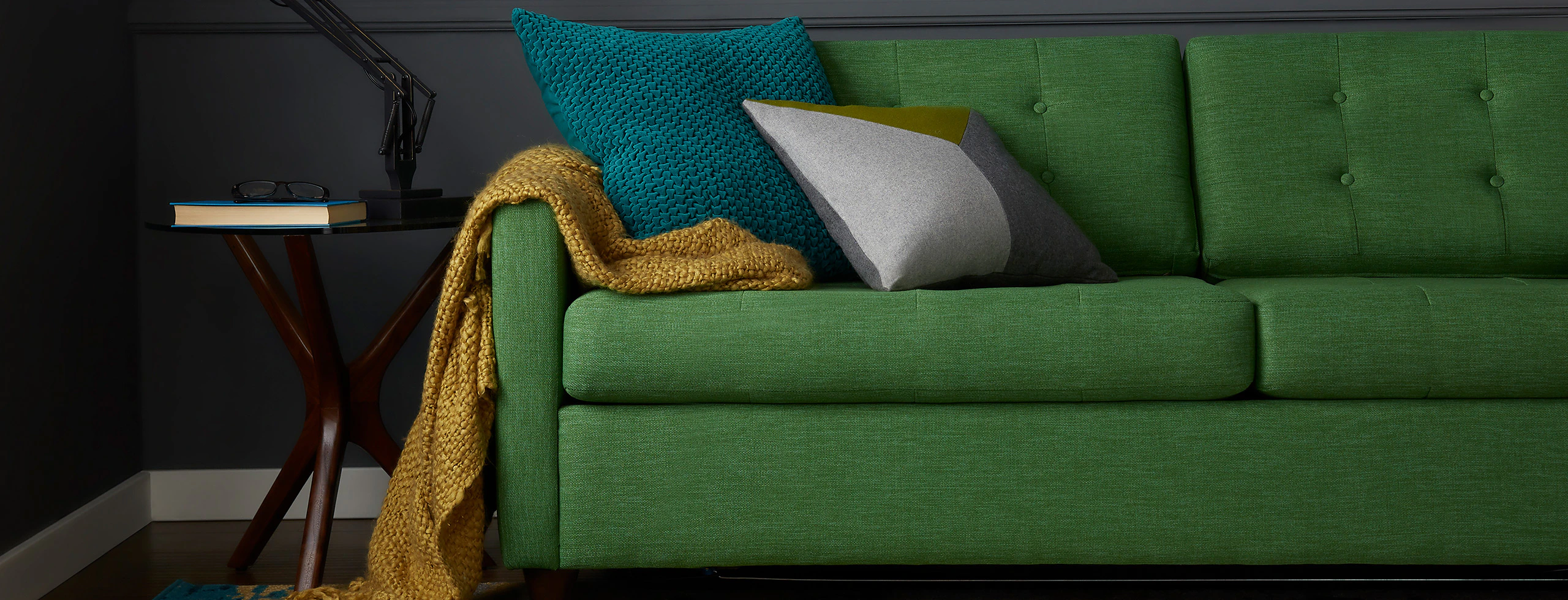 Instock ElliotSofa KeyLargoGreen stk0021 lastudio