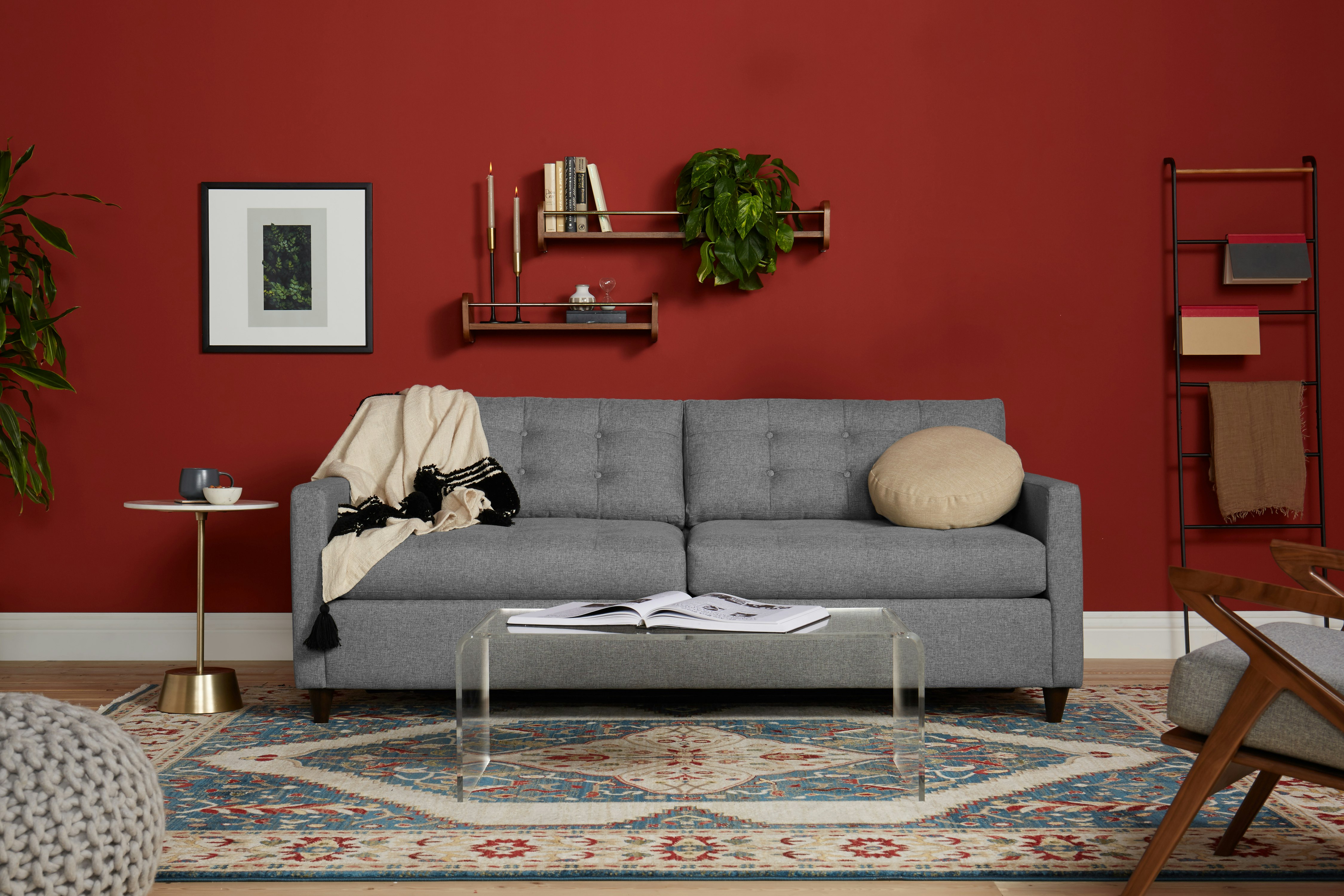 Eliot Sleeper Sofa Taylor Felt Grey