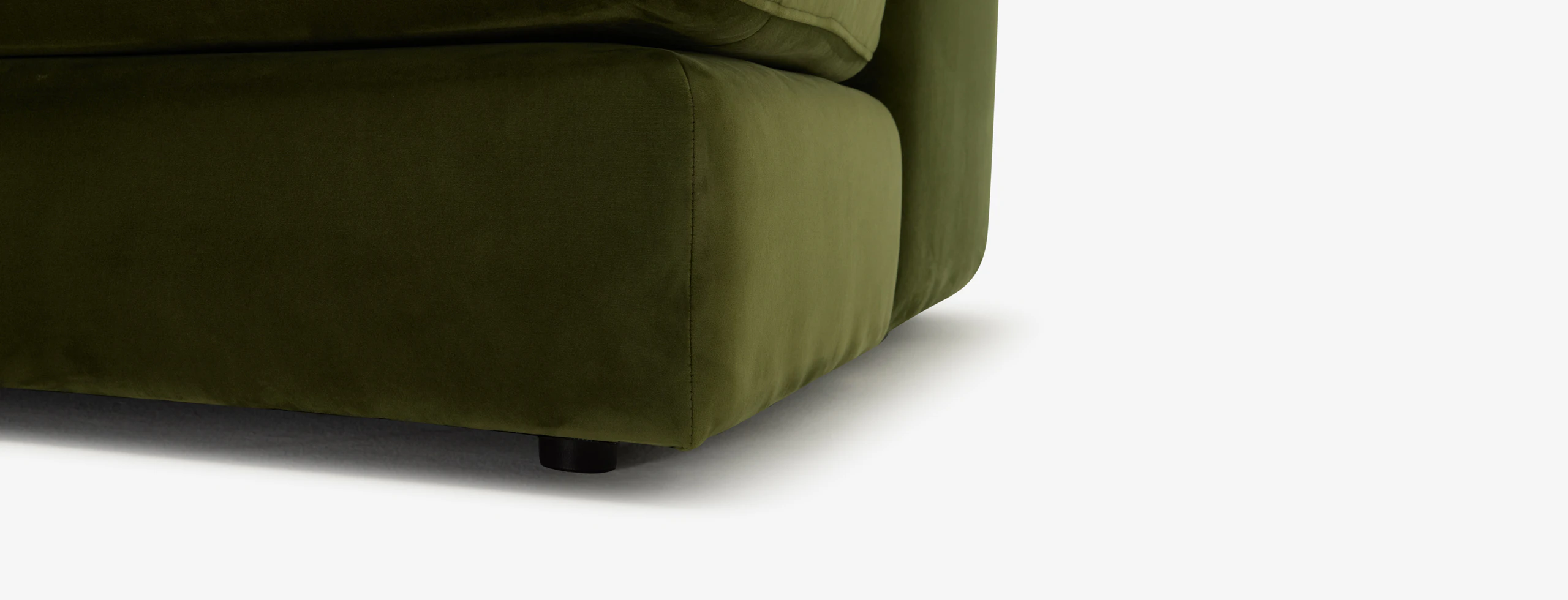 Sebastian Modular Grand Chaise Sectional Royale Forest