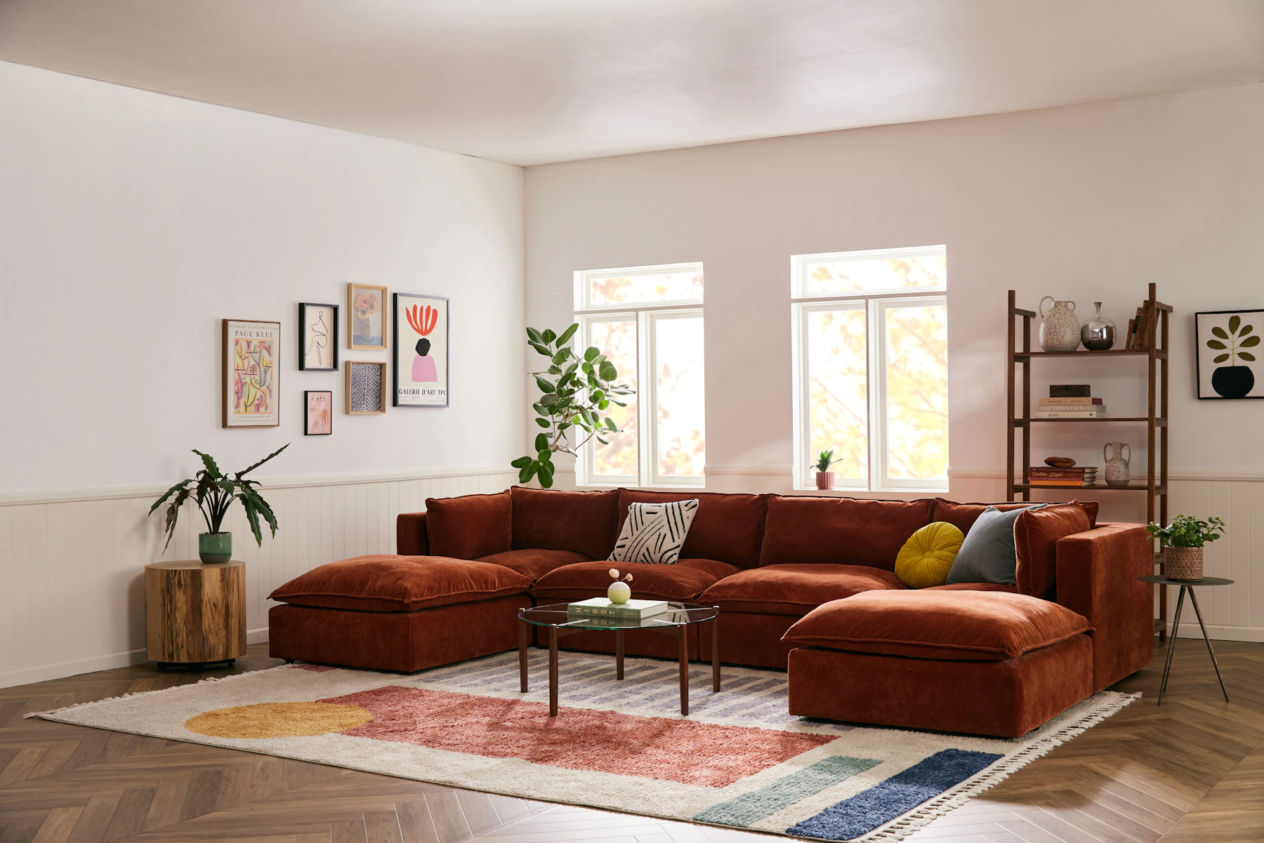 Haine Modular Grand U-Sofa Sectional