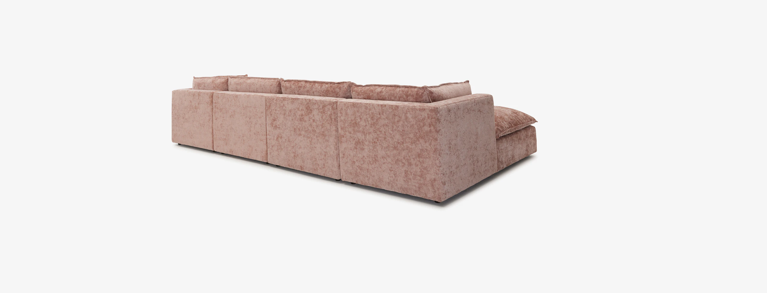 Haine Modular Grand Sofa Sectional Prime Blush