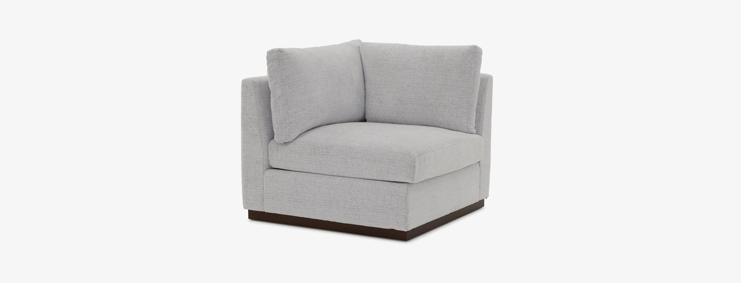 Holt Petite Corner Chair Clearview Ice