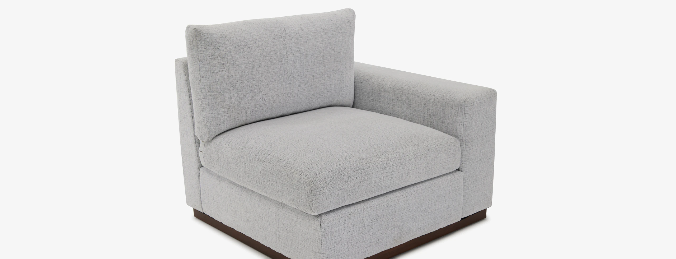 Holt Petite Single Arm Chair Clearview Ice