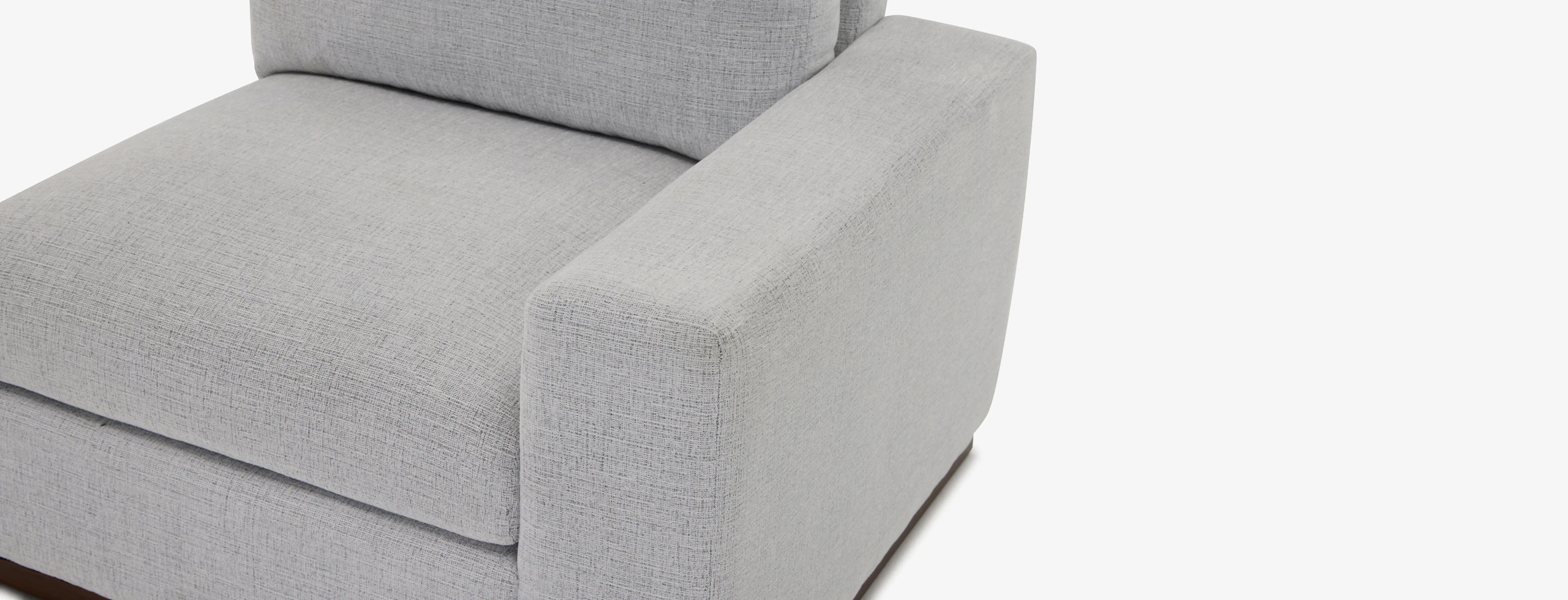 Holt Petite Single Arm Chair Clearview Ice