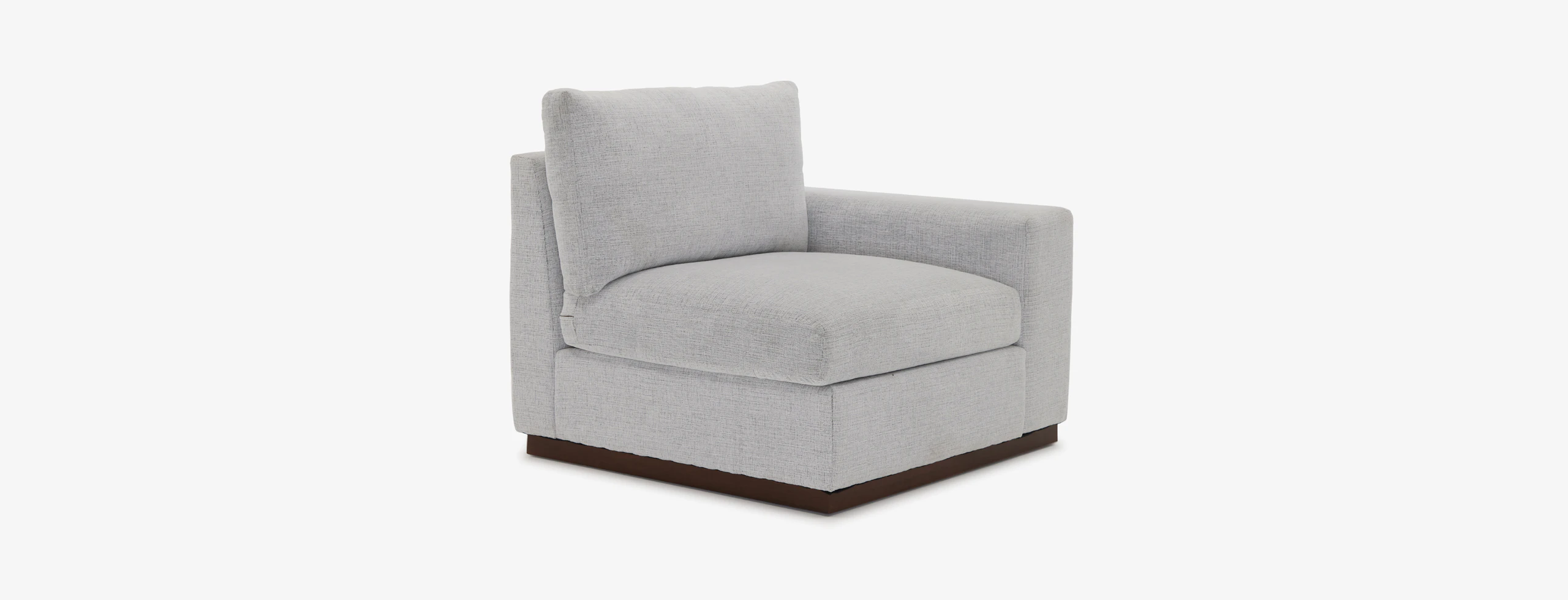 Holt Petite Single Arm Chair Clearview Ice