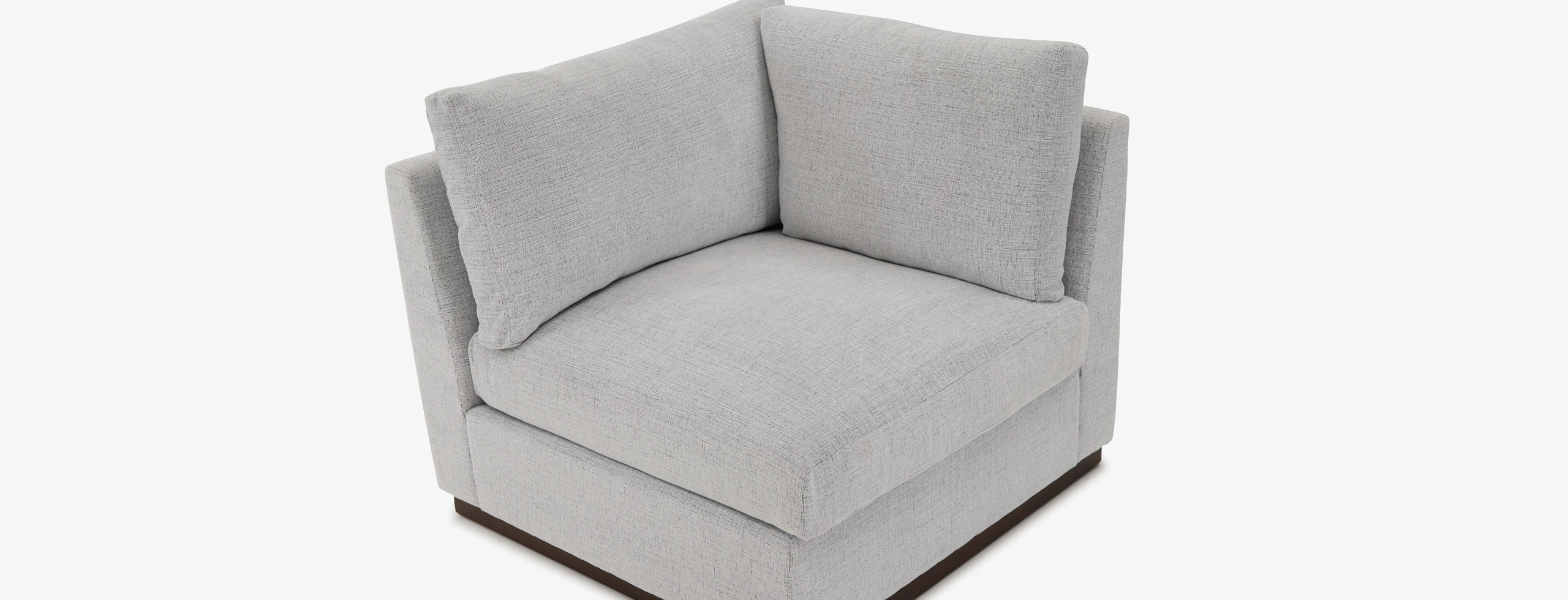 Holt Petite Corner Chair Clearview Ice