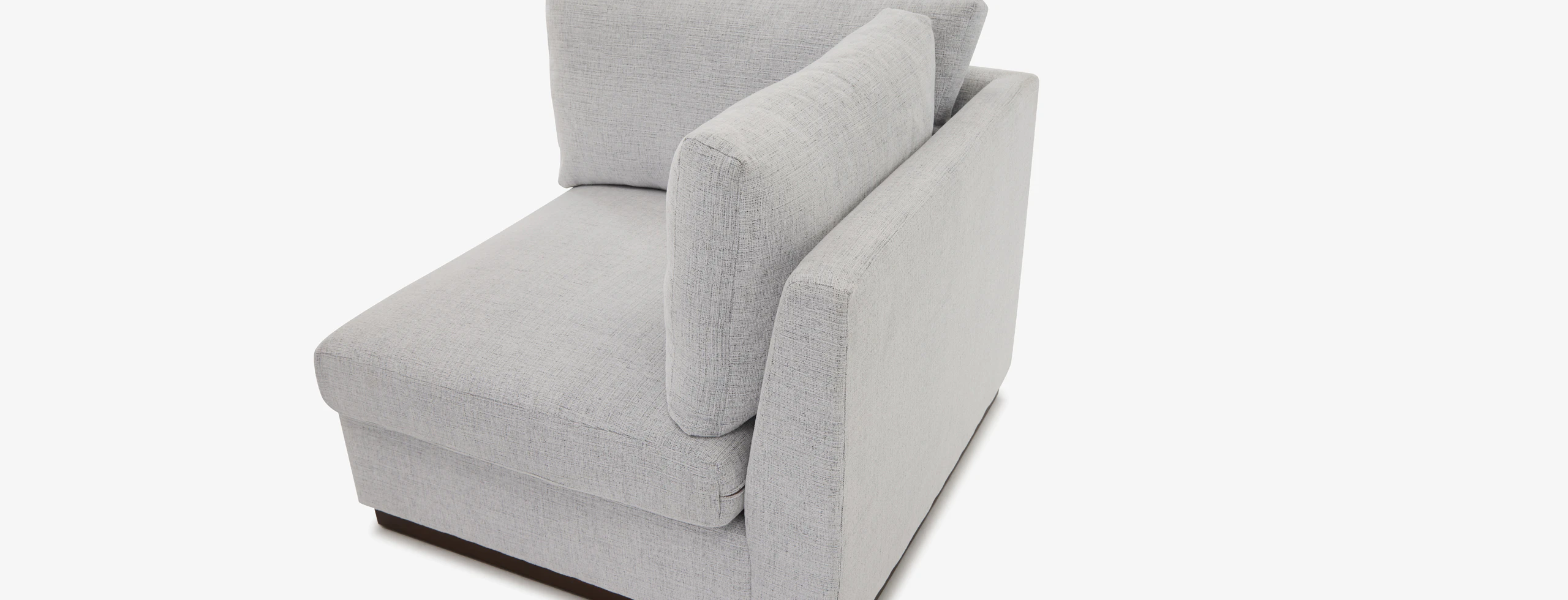 Holt Petite Corner Chair Clearview Ice