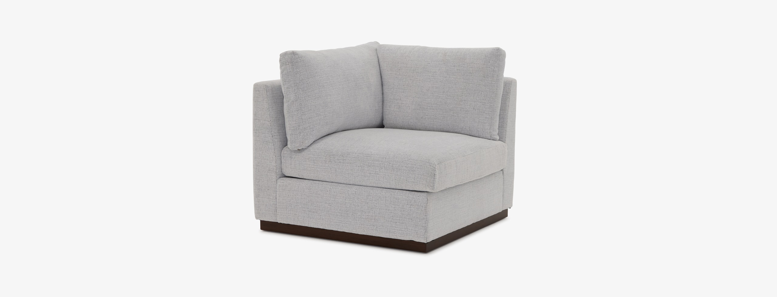 Holt Petite Corner Chair Clearview Ice