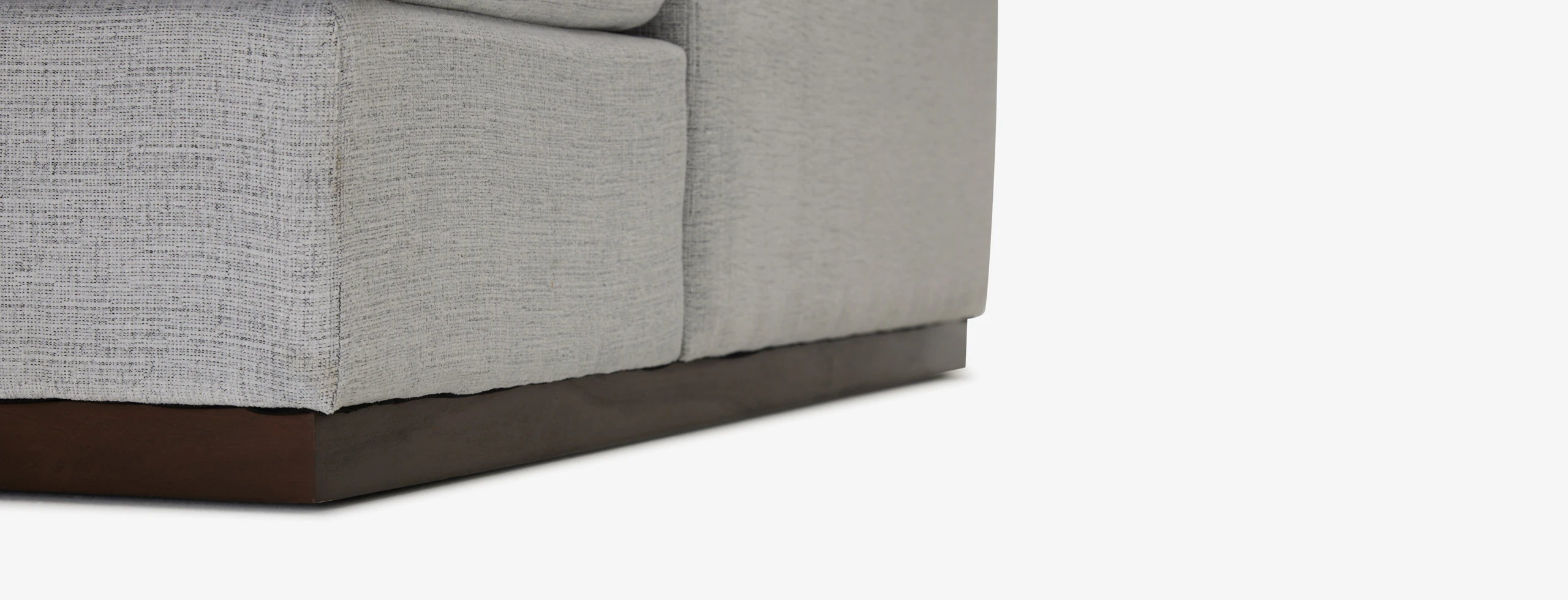 Holt Petite Single Arm Chaise Clearview Ice