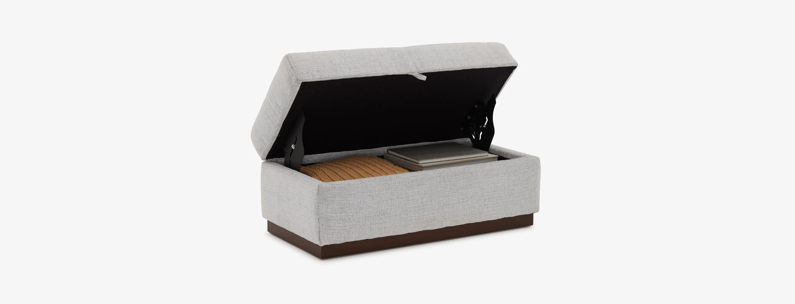 Holt Petite Half Storage Ottoman