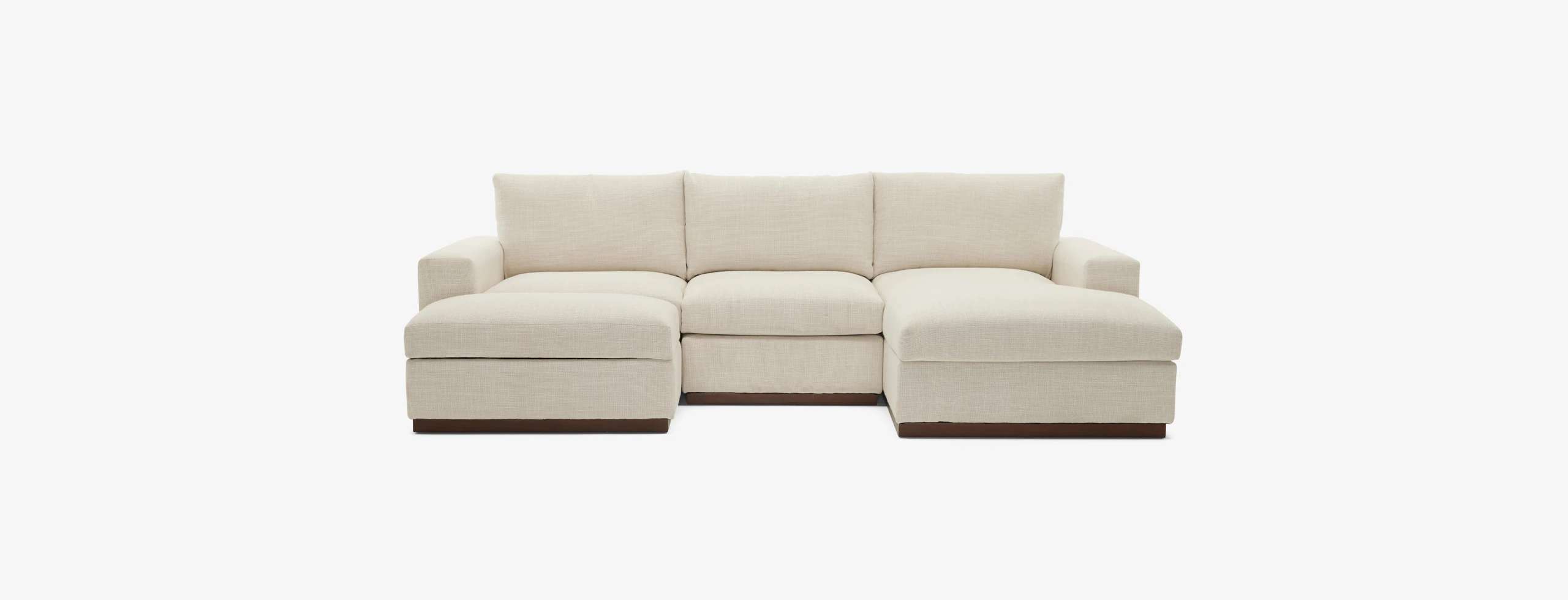Holt Petite Modular Sectional With Storage Ottoman Asbury Hampton