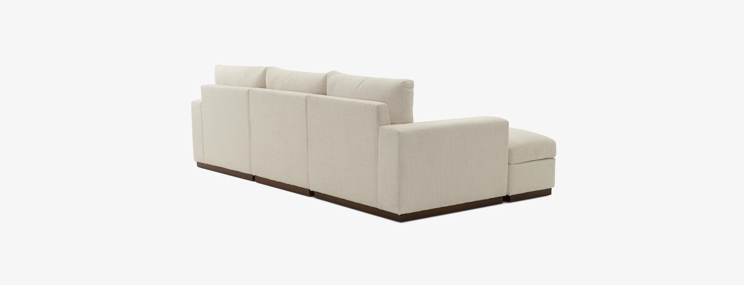 Holt Petite Modular Sectional With Storage Ottoman Asbury Hampton