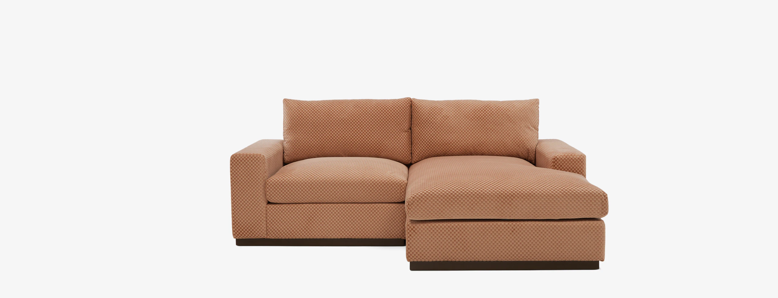 Holt Modular Compact Sectional Checker Mocha