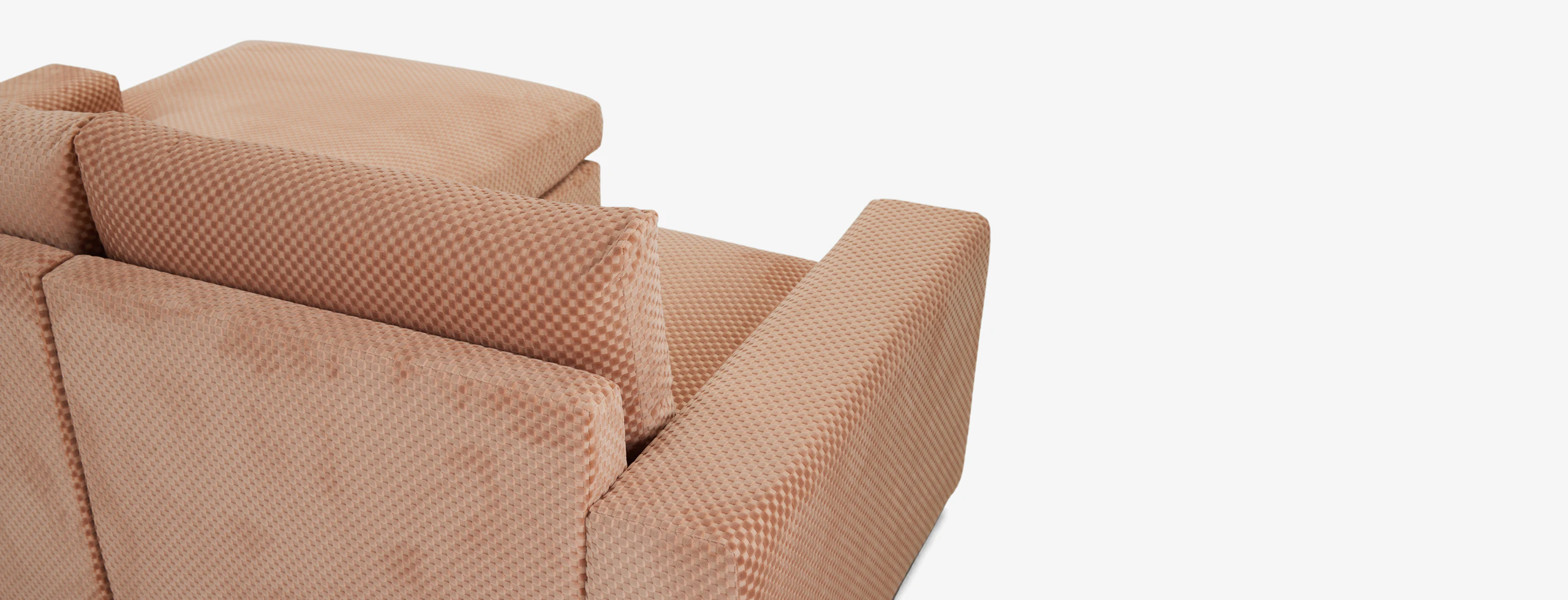 Holt Modular Compact Sectional Checker Mocha