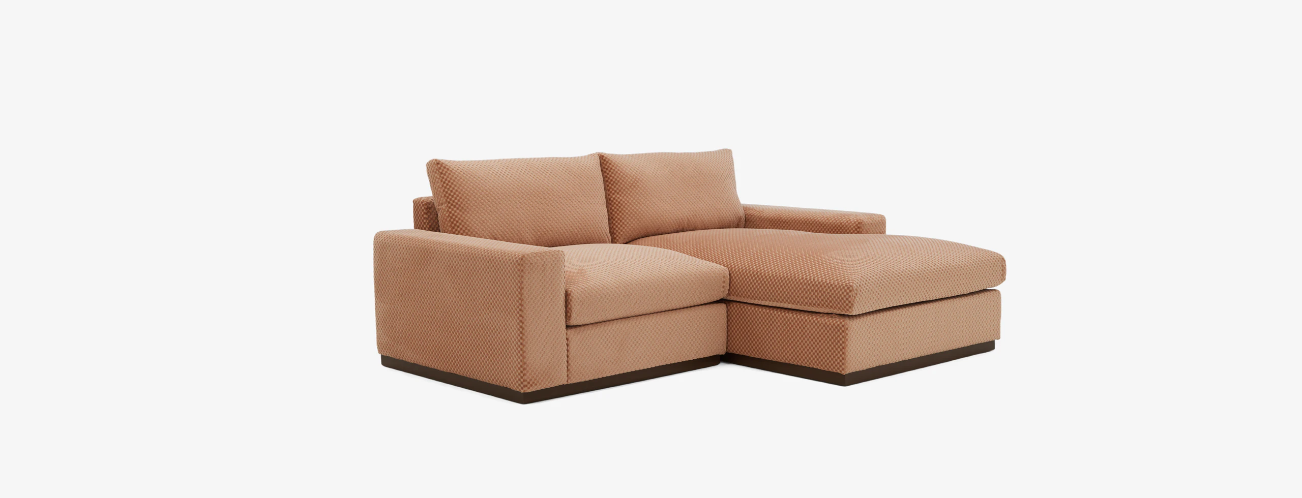 Holt Modular Compact Sectional Checker Mocha