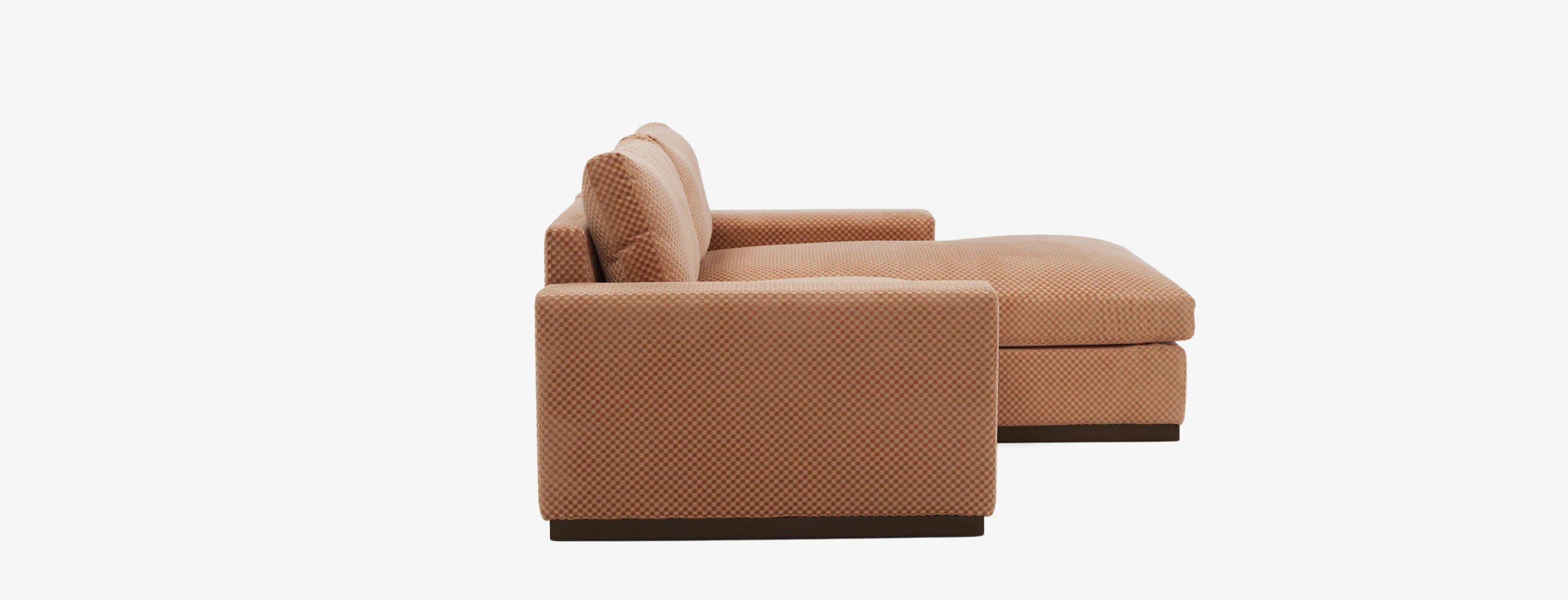 Holt Modular Compact Sectional Checker Mocha