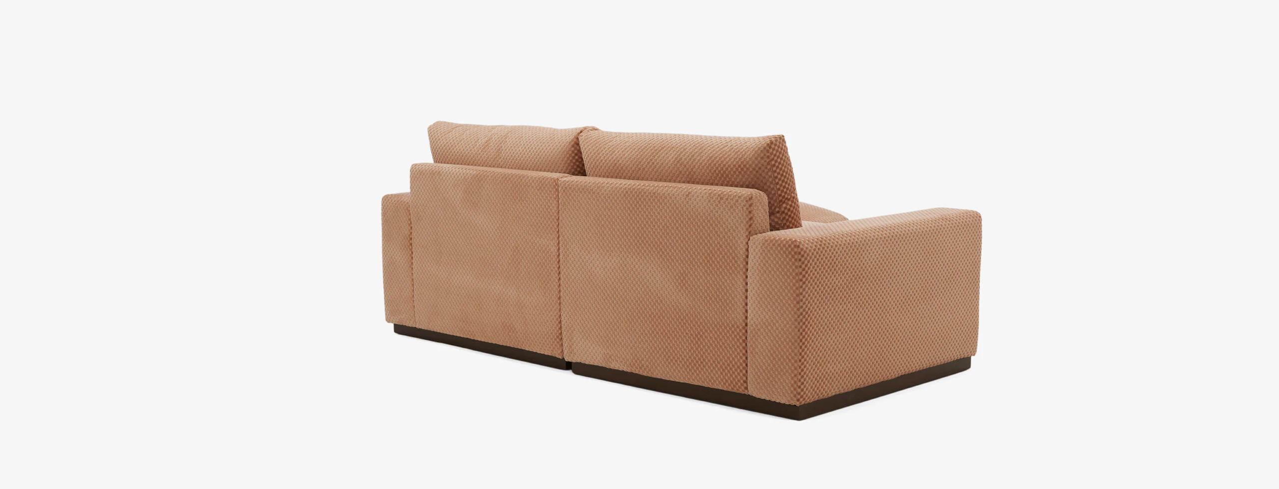 Holt Modular Compact Sectional Checker Mocha