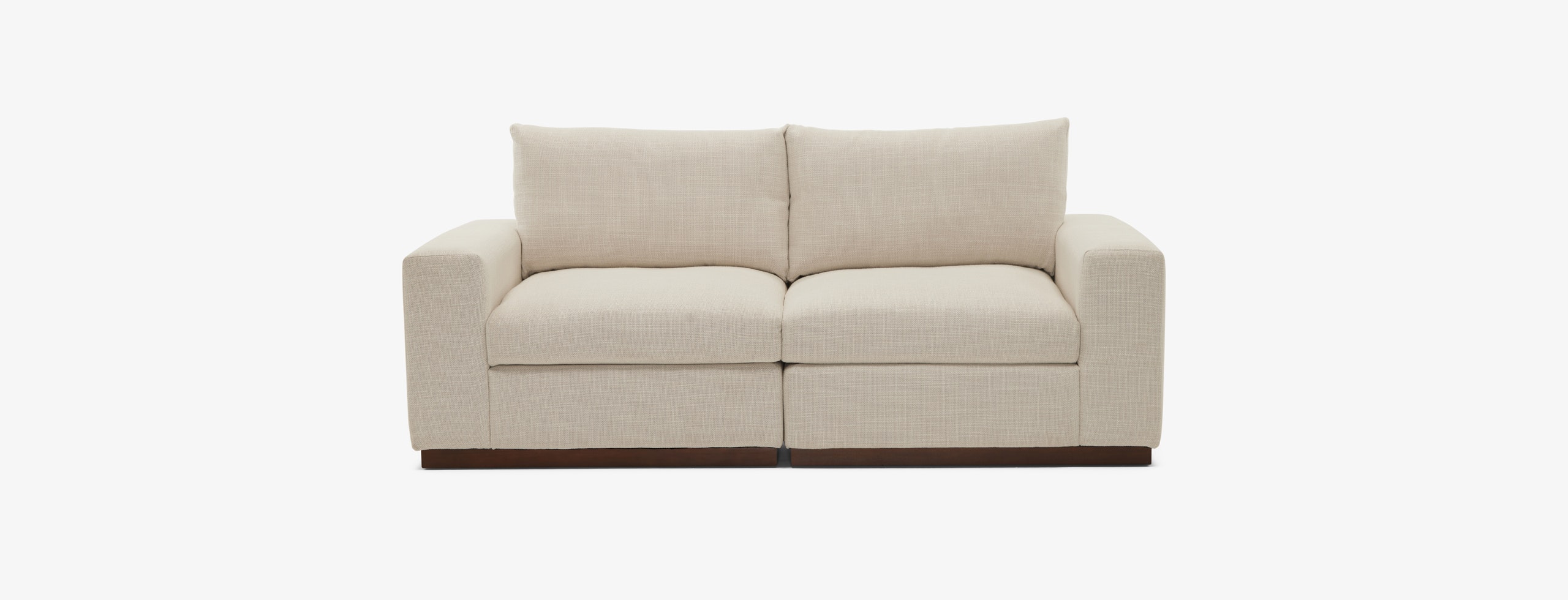 Holt Petite Modular Loveseat Asbury Oyster