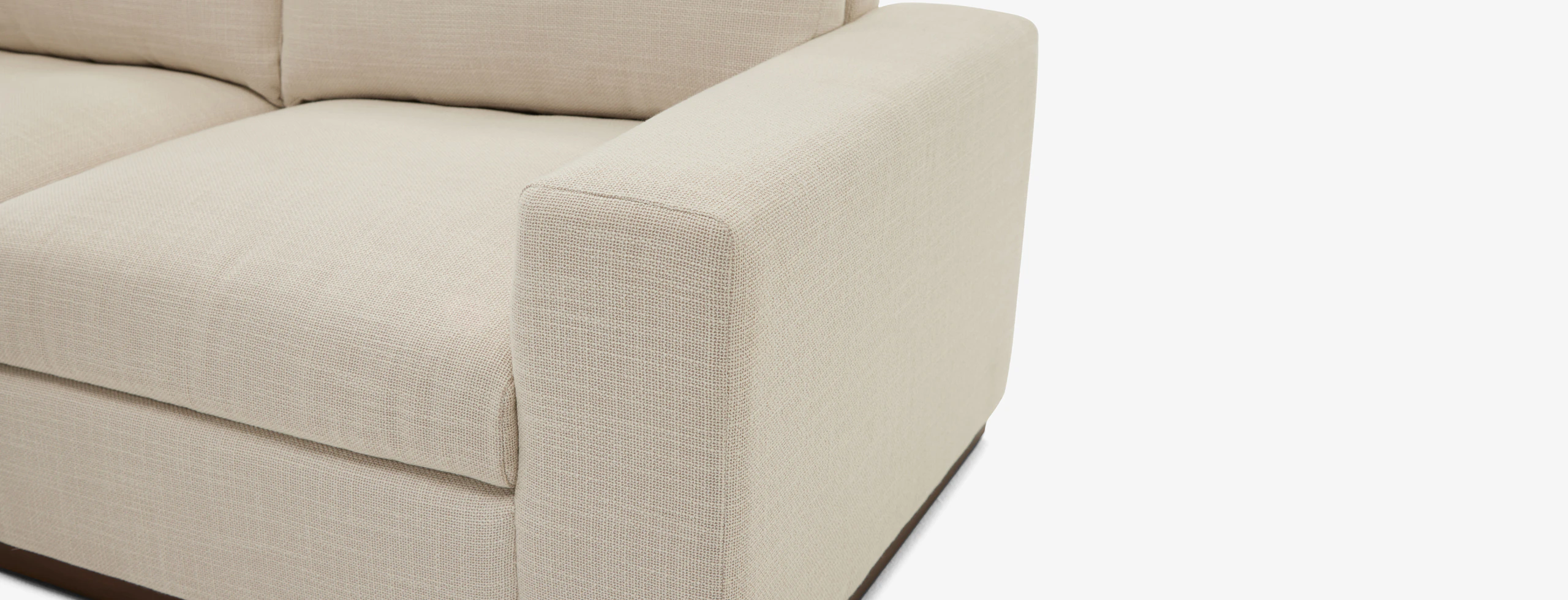 Holt Petite Modular Loveseat Asbury Oyster