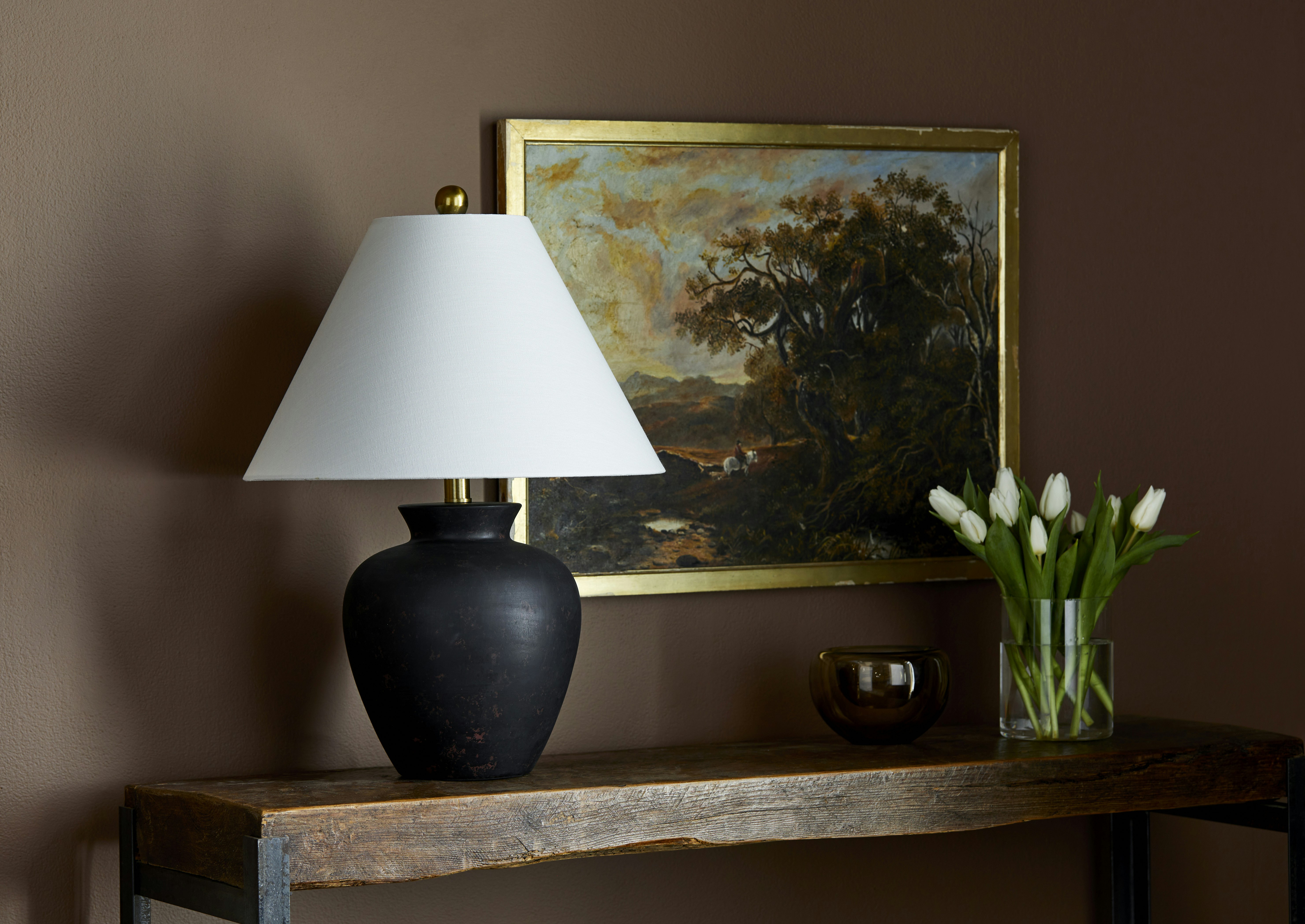 Slate Table Lamp