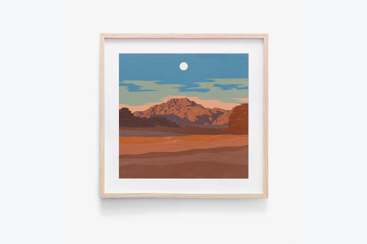 Desert Sand Art Print