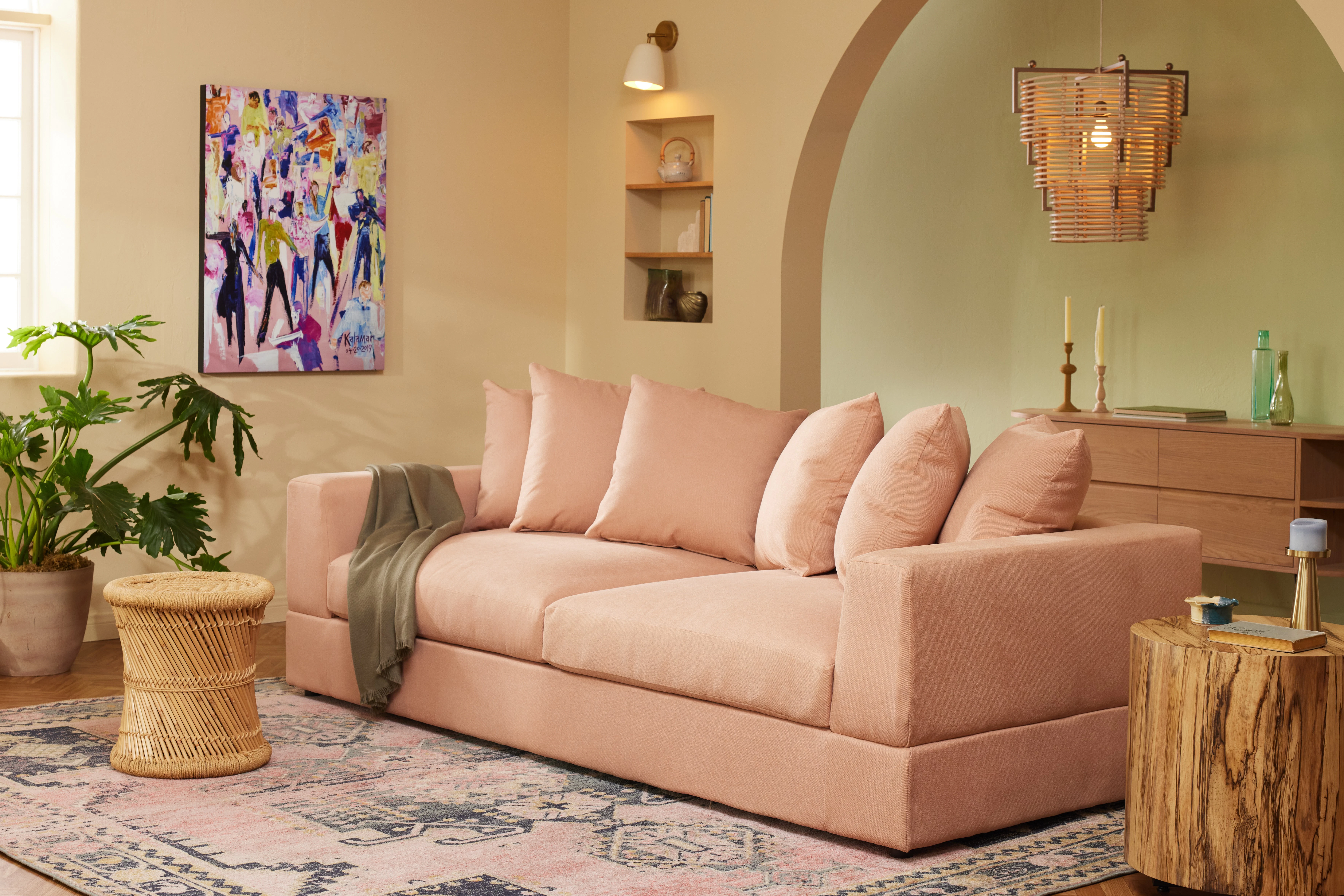 Bartel Sofa Caspiar Chiffon