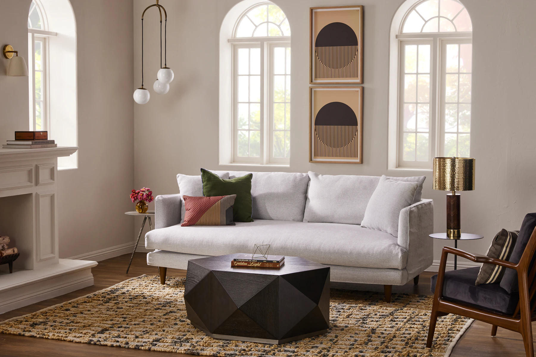 Lewis Slipcovered Sofa