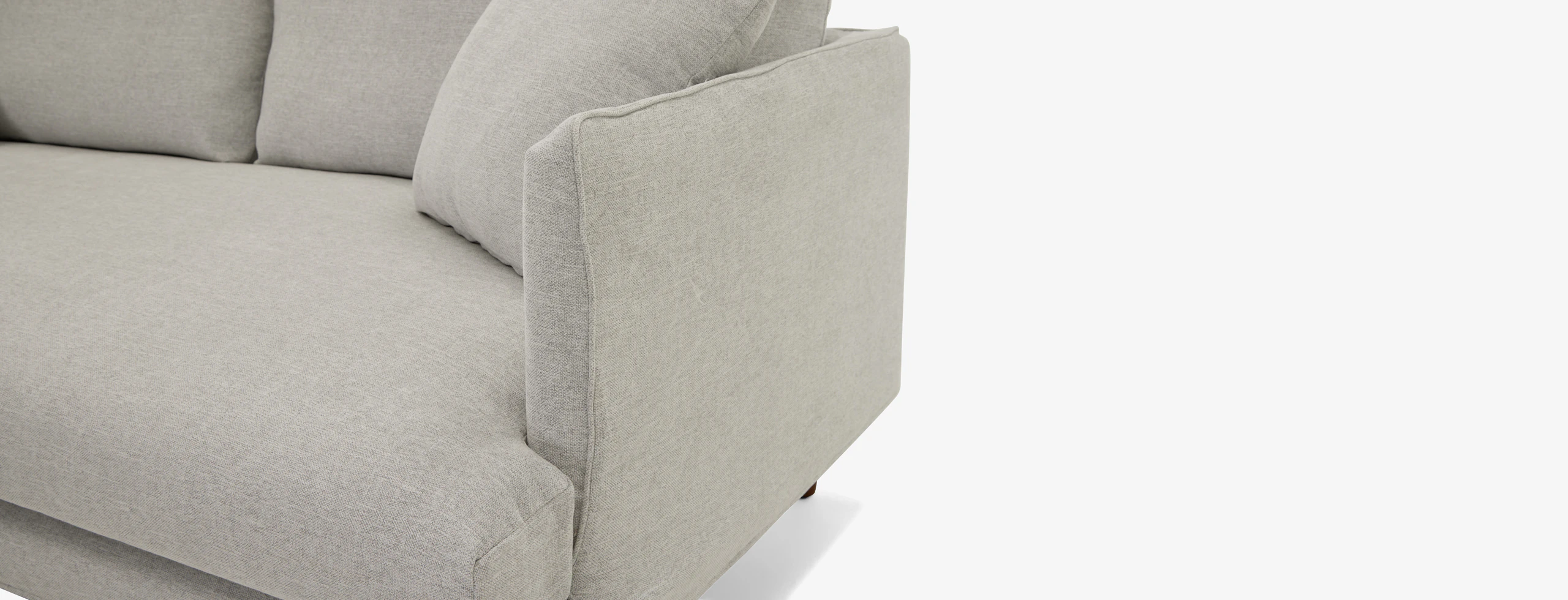 Lewis Slipcovered Sofa Milo Dove
