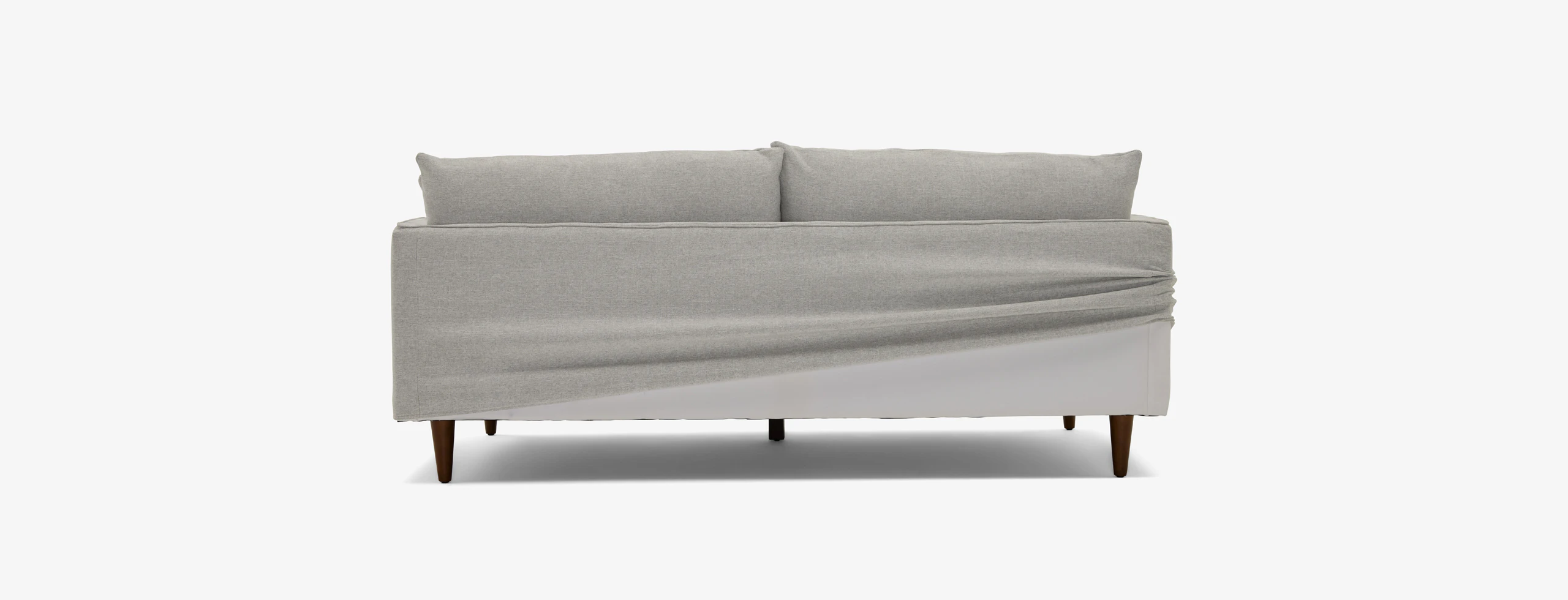 Lewis Slipcovered Sofa Milo Dove