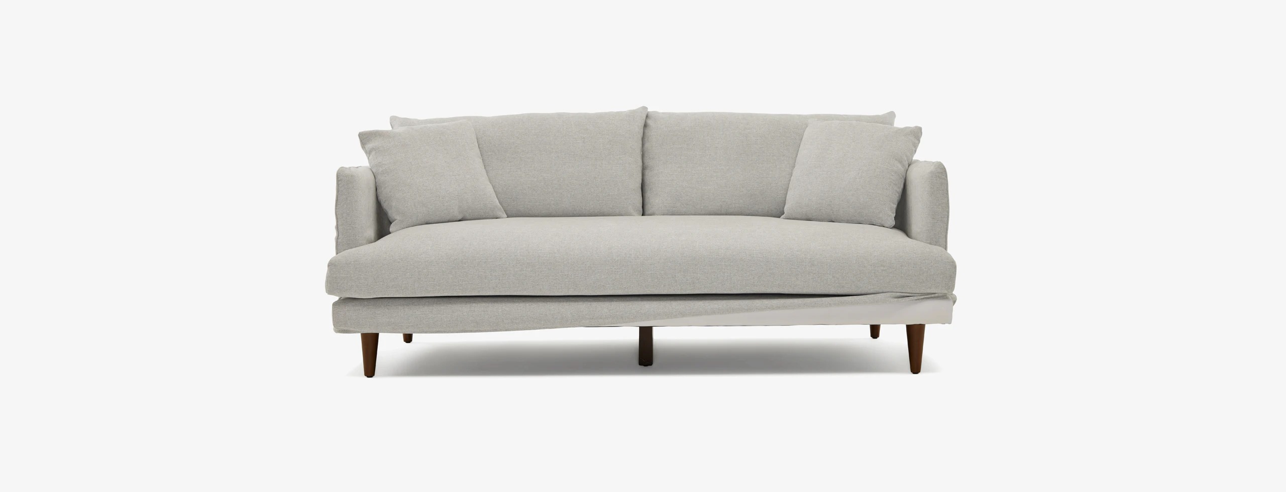 Lewis Slipcovered Sofa Milo Dove